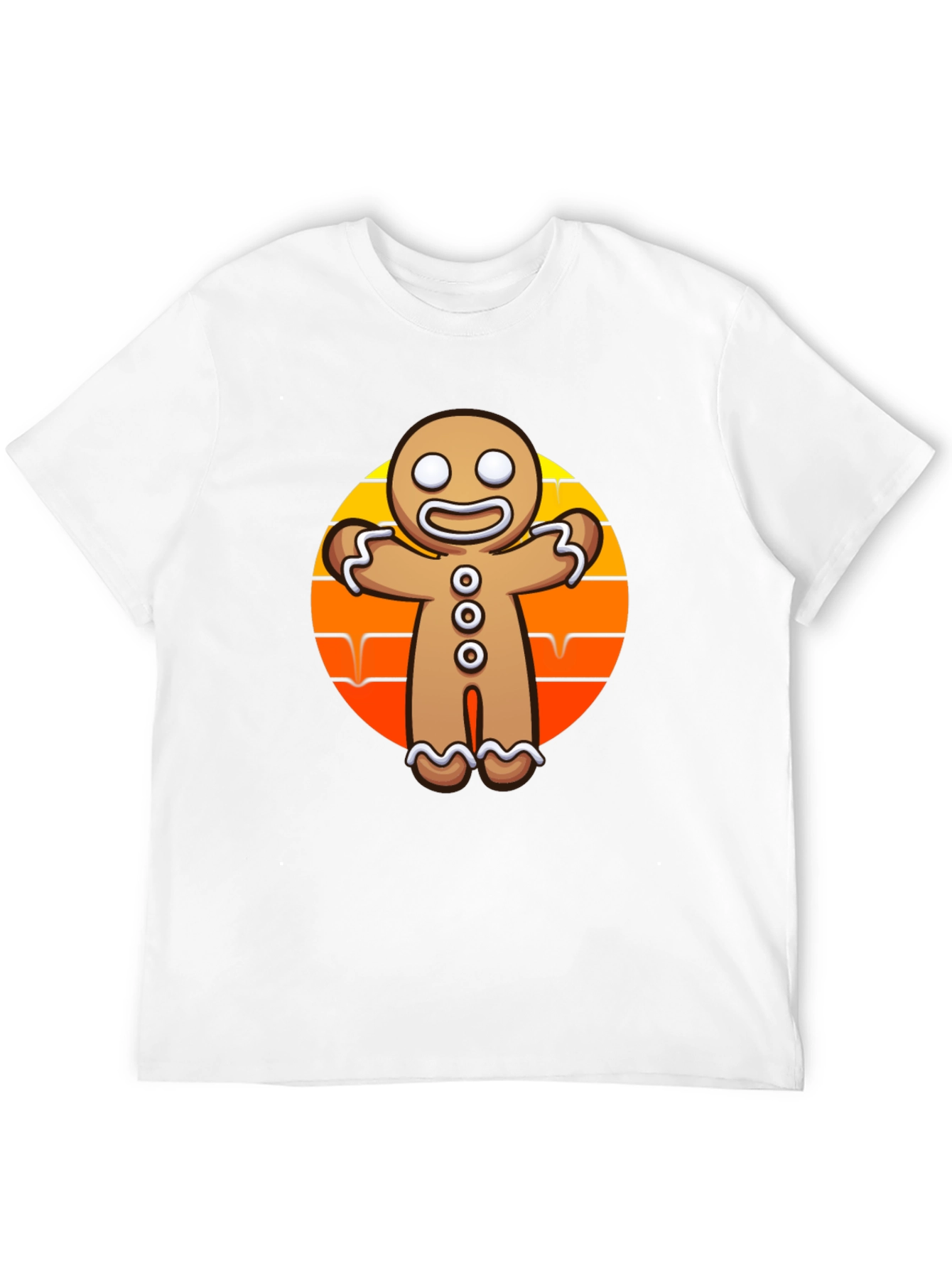 Gingerbread Sunset T-Shirt - Festive Holiday Style