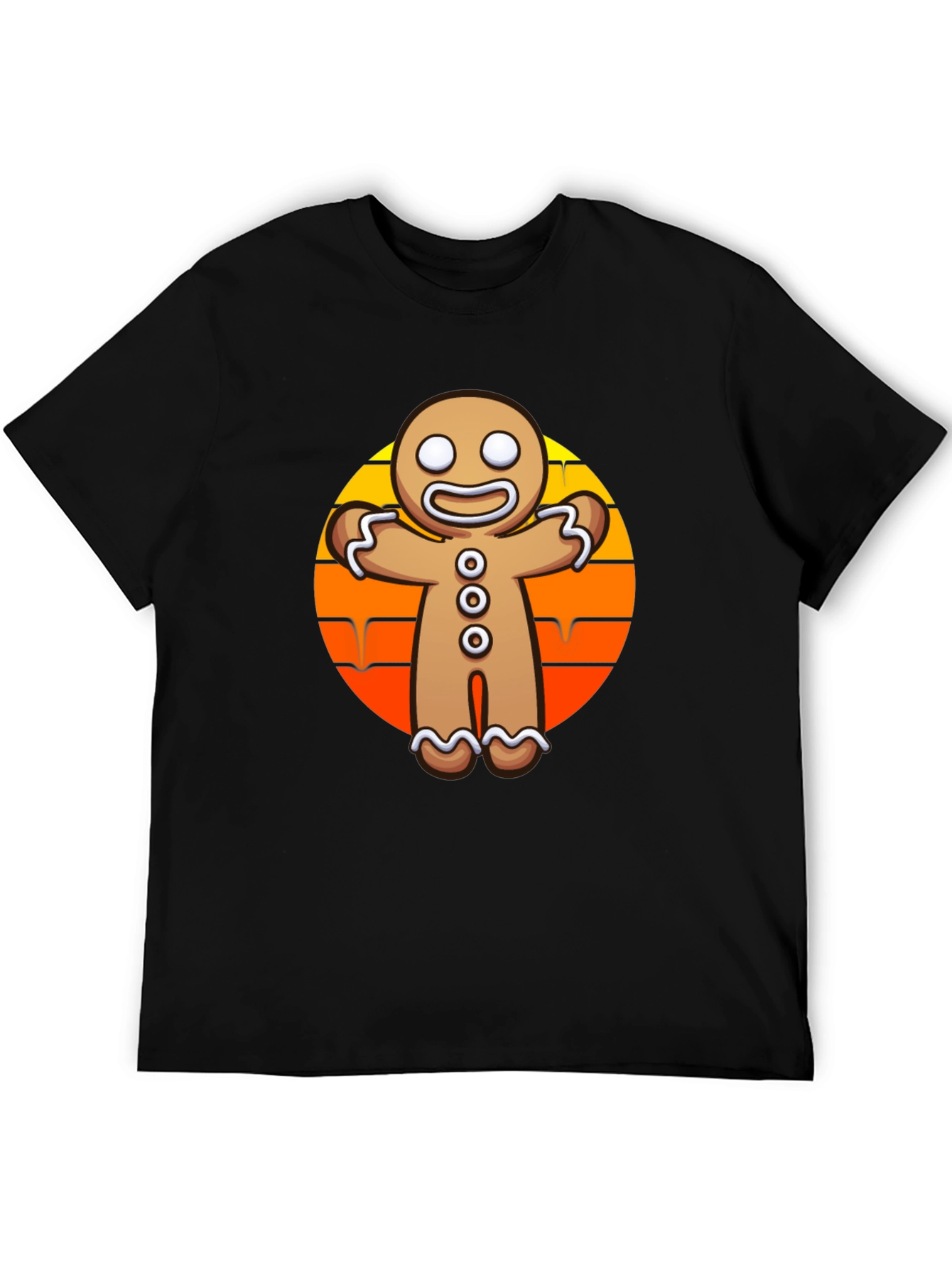 Gingerbread Sunset T-Shirt - Festive Holiday Style