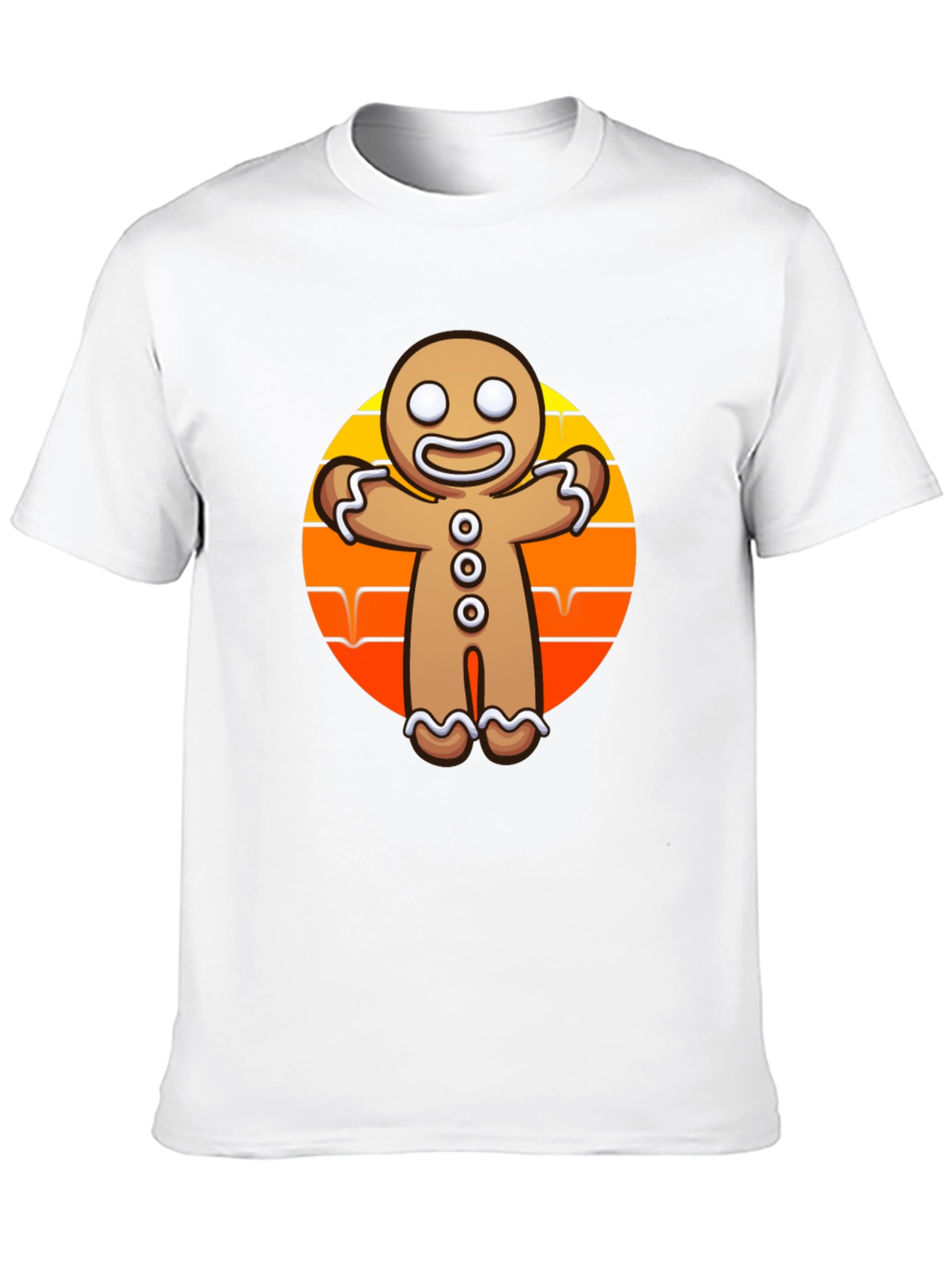 Gingerbread Sunset T-Shirt - Festive Holiday Style