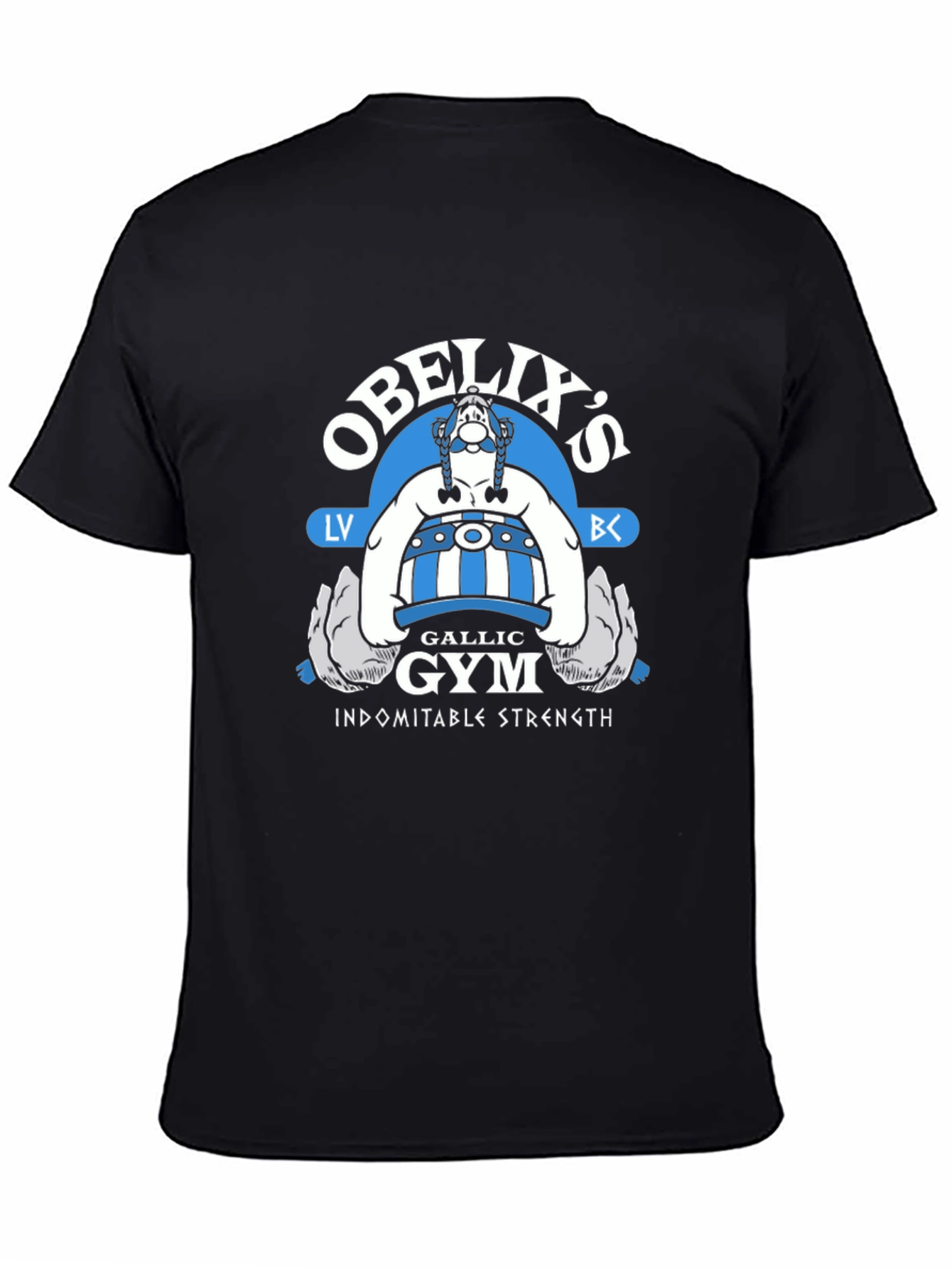 Obelixs Gallic Gym Black T-Shirt