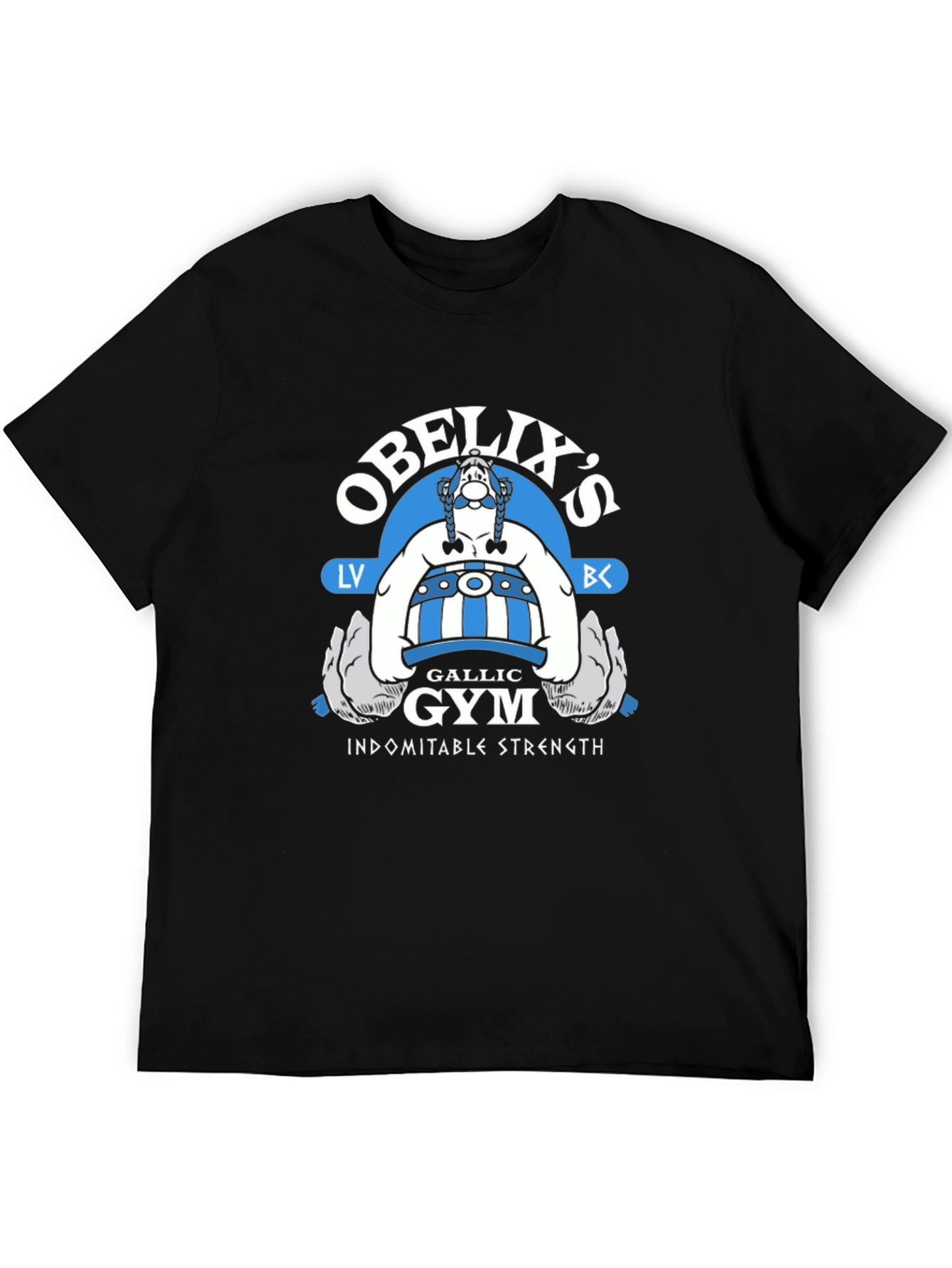 Obelixs Gallic Gym Black T-Shirt