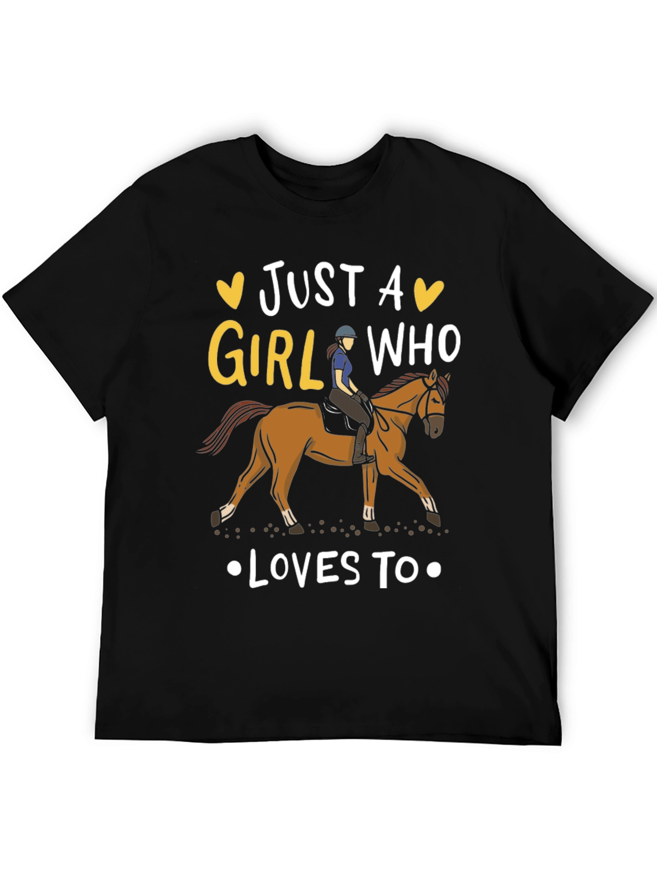 Just A Girl Who Loves Horses T-Shirt