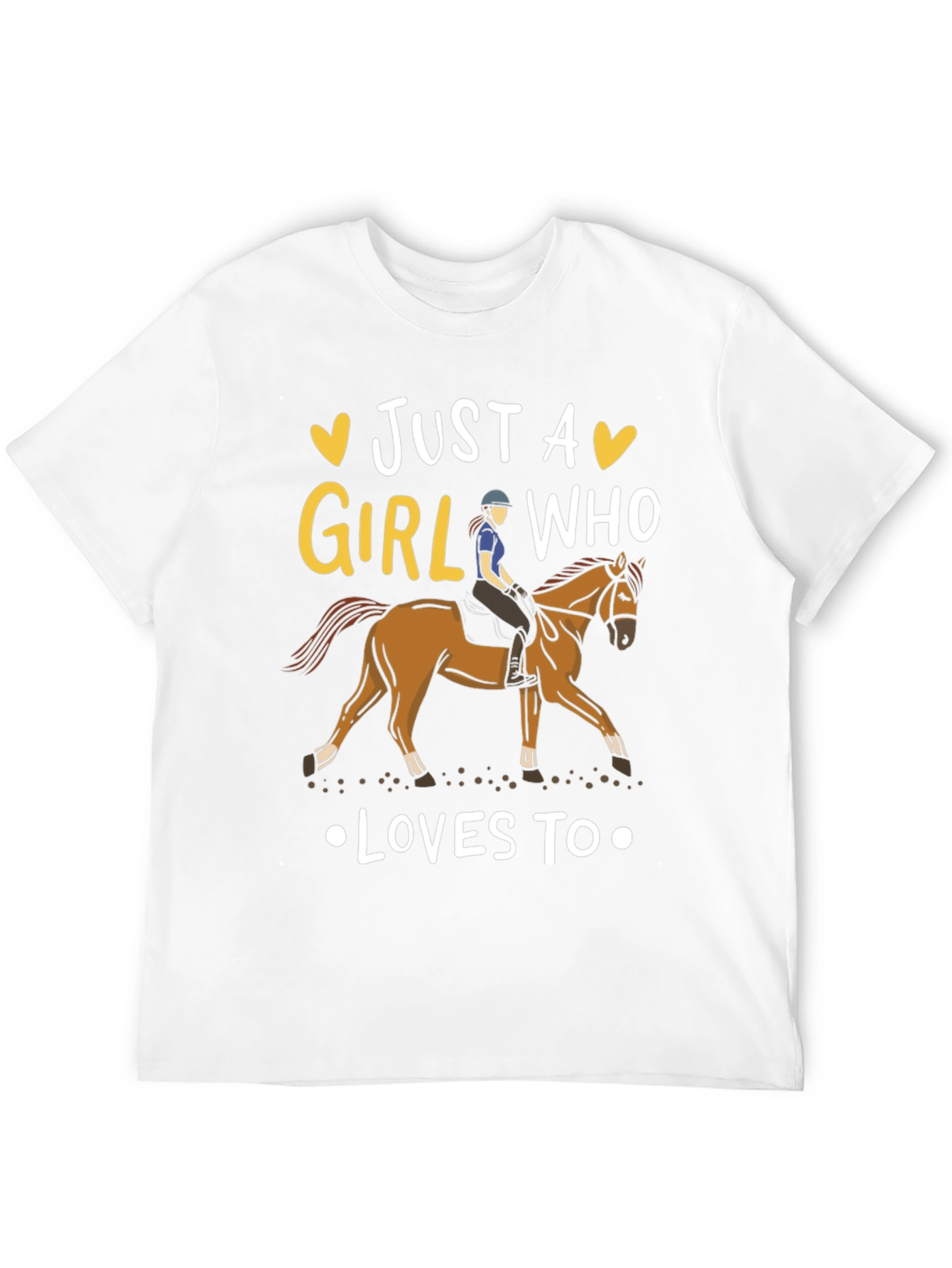Just A Girl Who Loves Horses T-Shirt