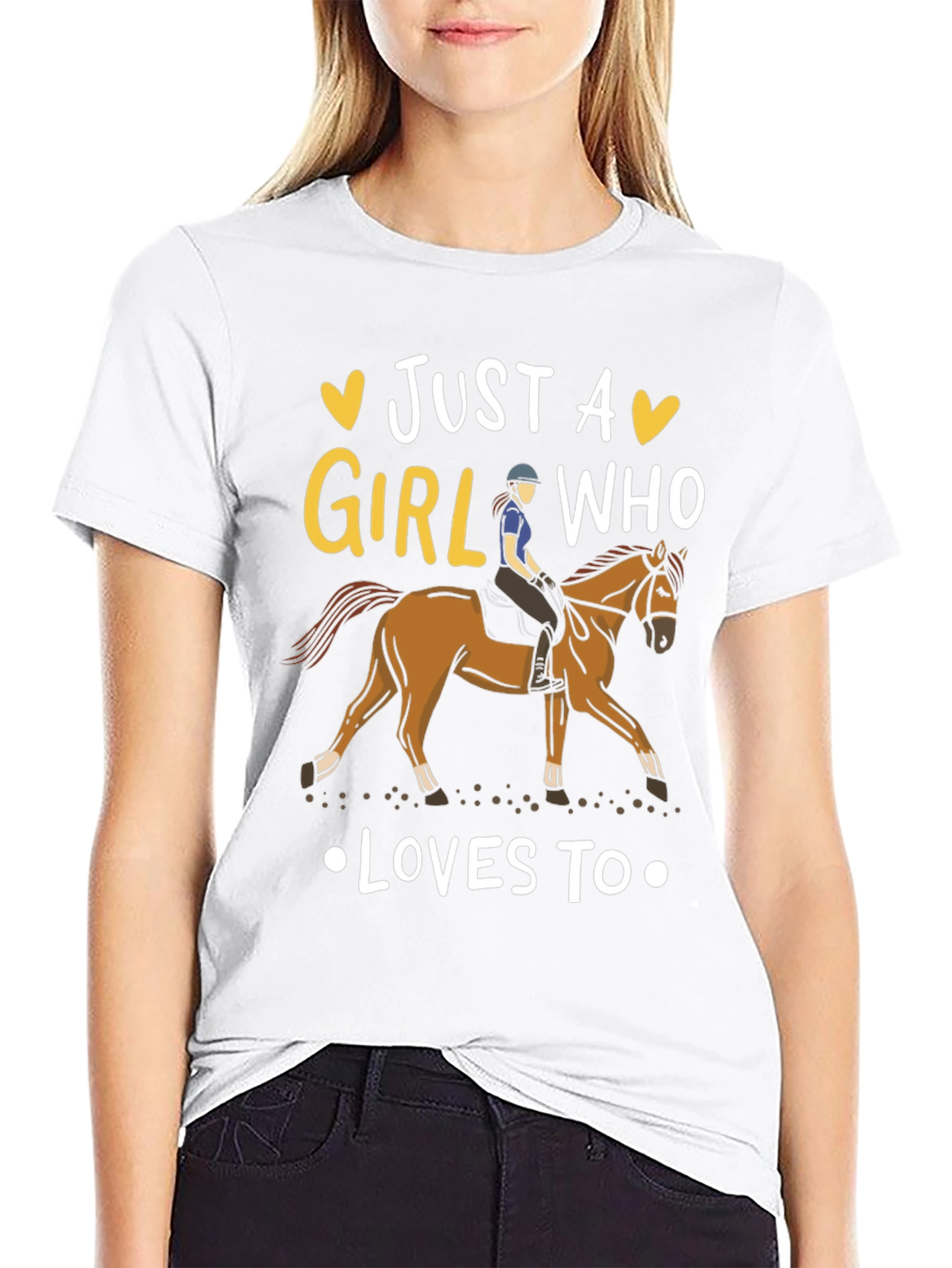 Just A Girl Who Loves Horses T-Shirt
