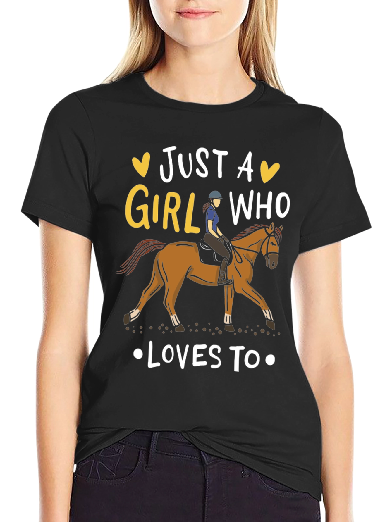 Just A Girl Who Loves Horses T-Shirt