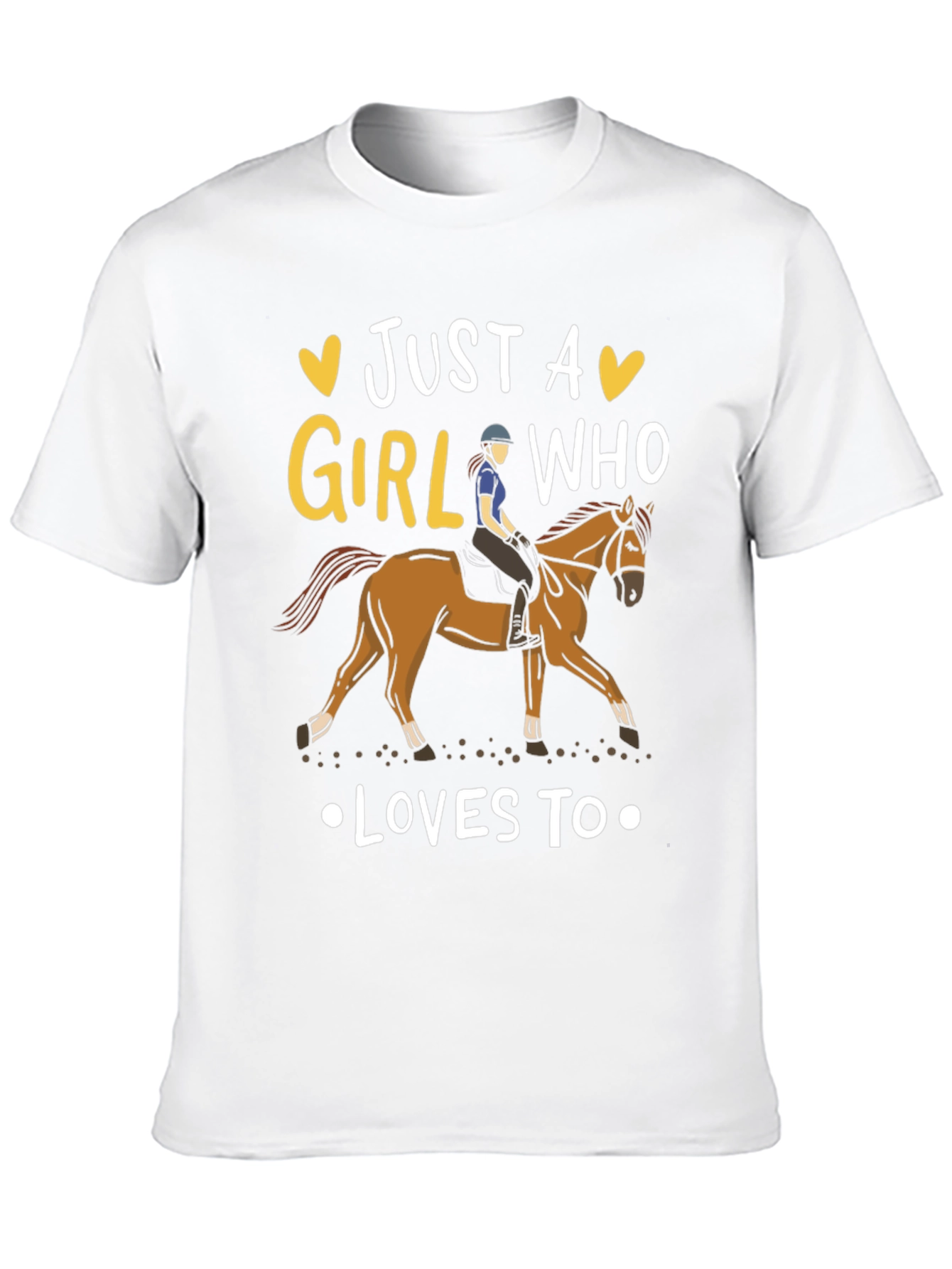 Just A Girl Who Loves Horses T-Shirt