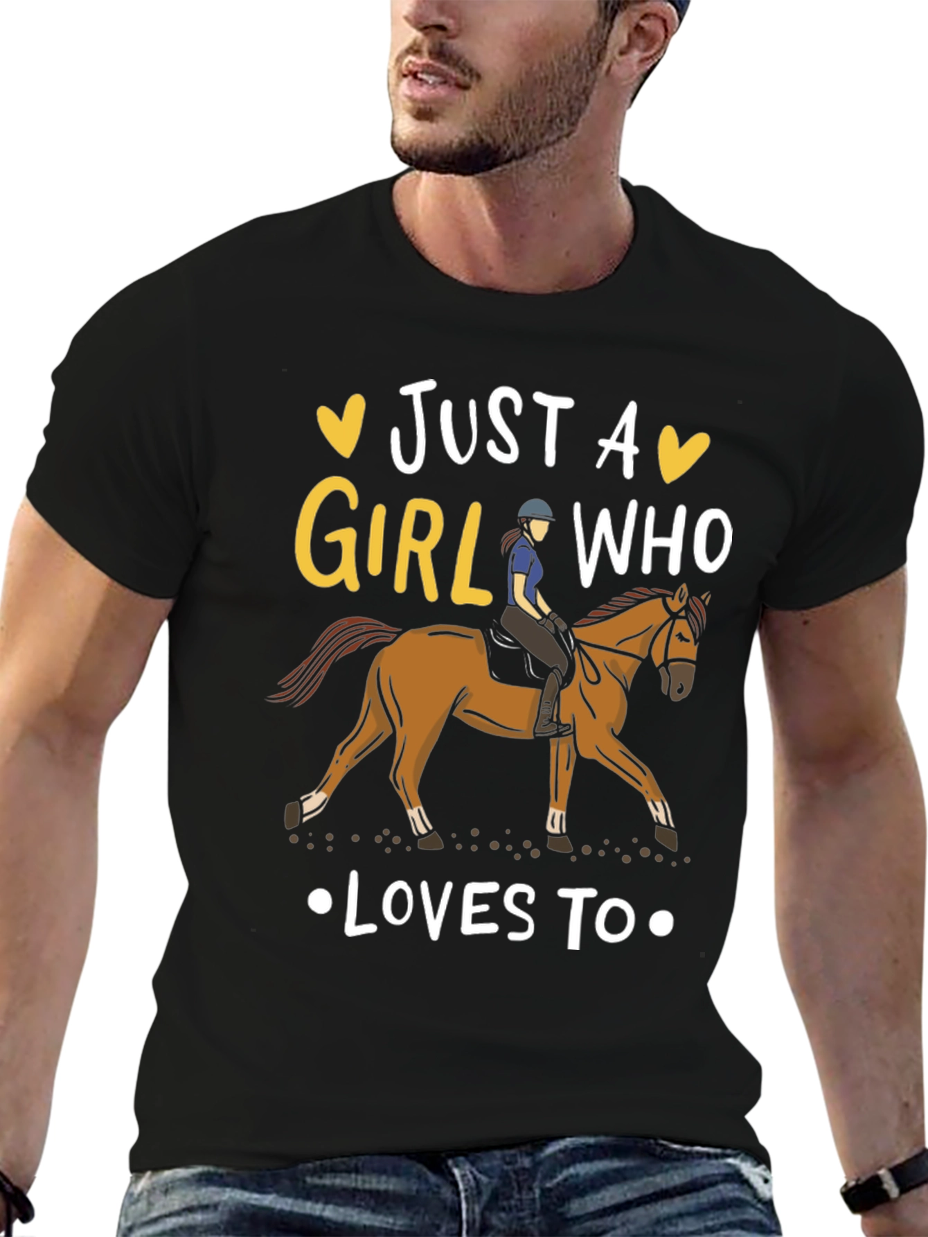 Just A Girl Who Loves Horses T-Shirt