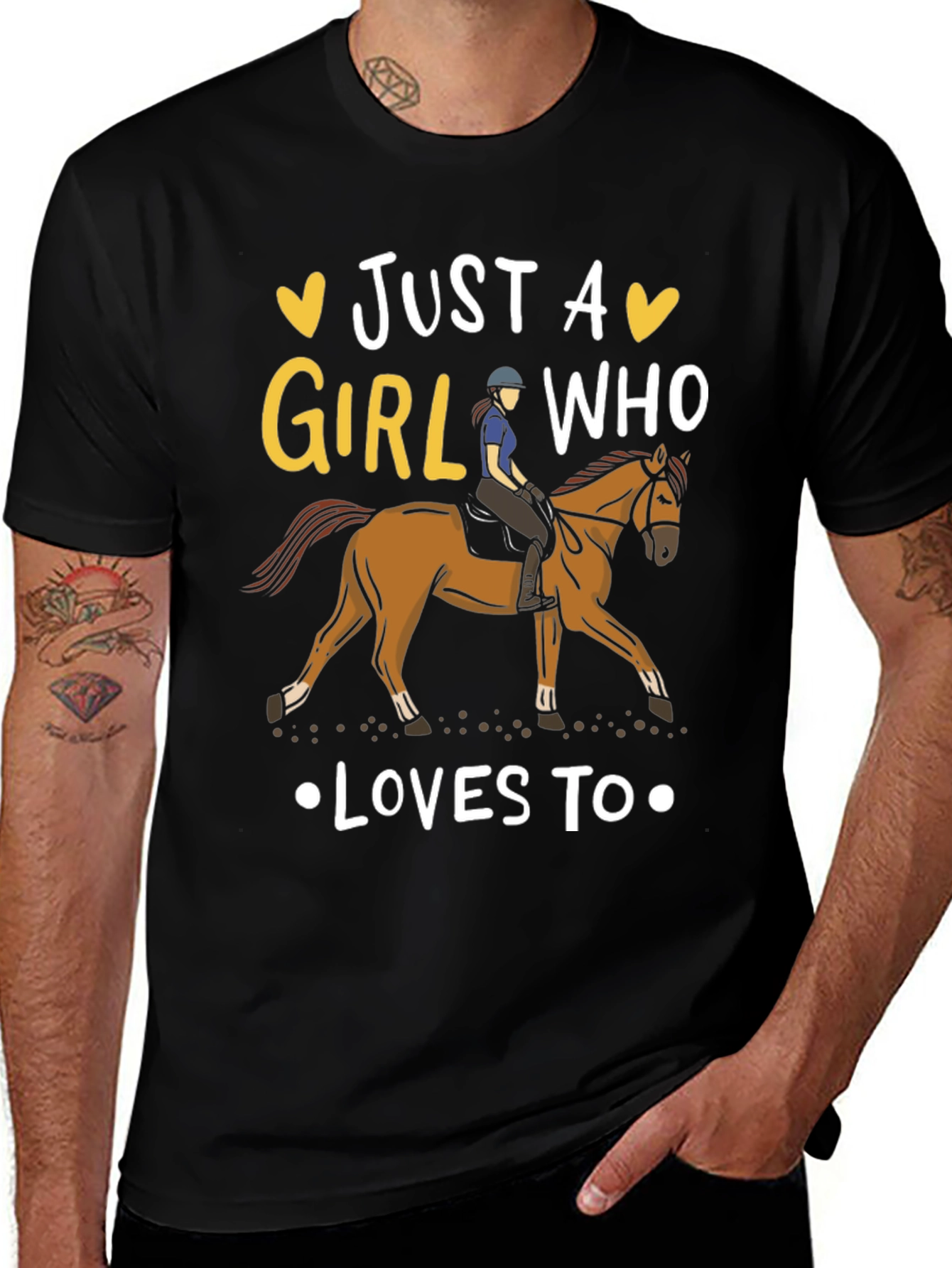 Just A Girl Who Loves Horses T-Shirt