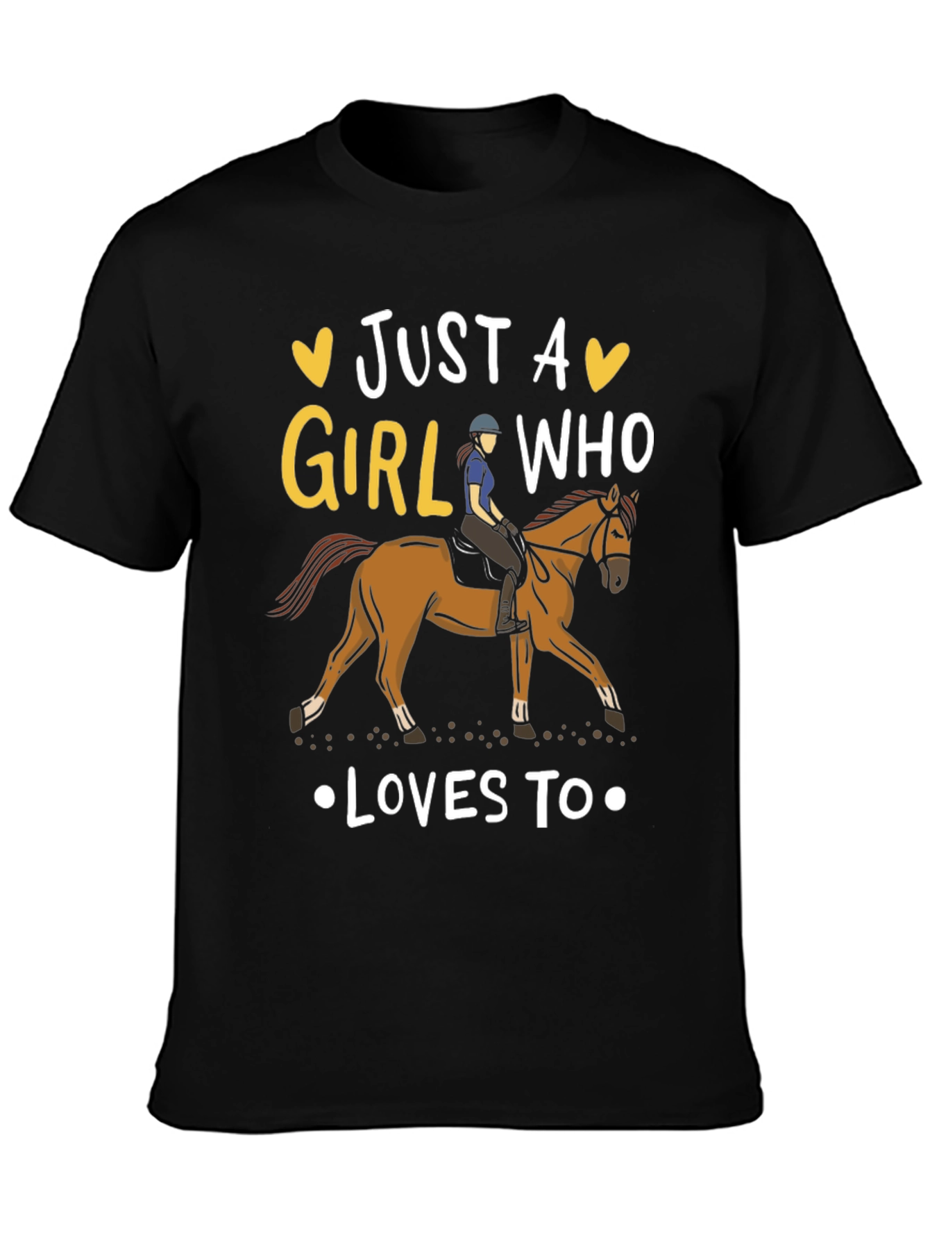 Just A Girl Who Loves Horses T-Shirt