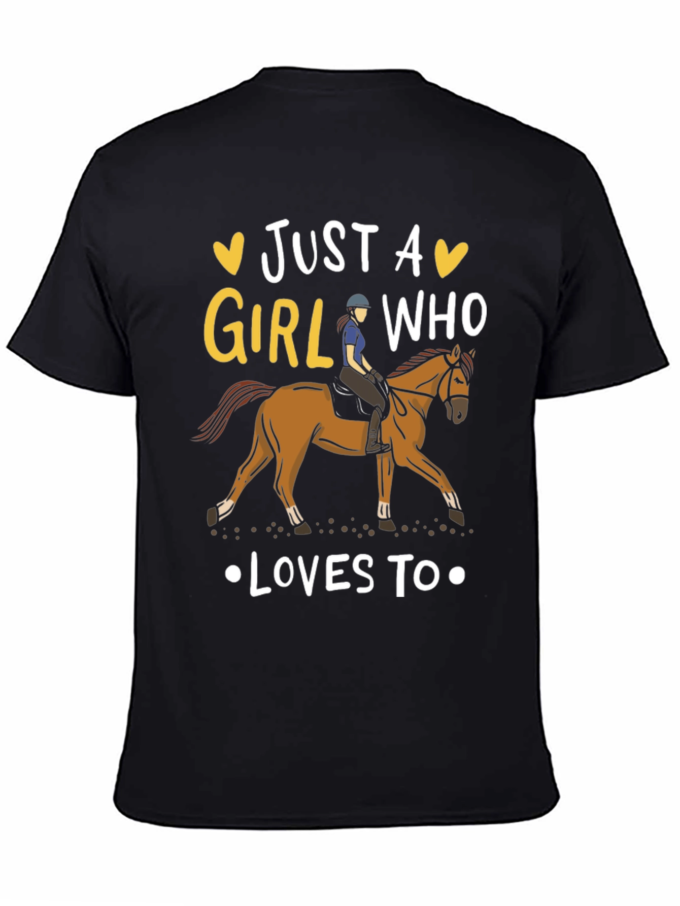 Just A Girl Who Loves Horses T-Shirt