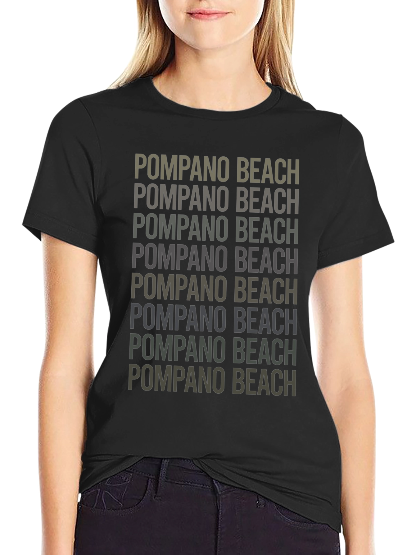 Pompano Beach Graphic Tee - Stylish City Pride Shirt