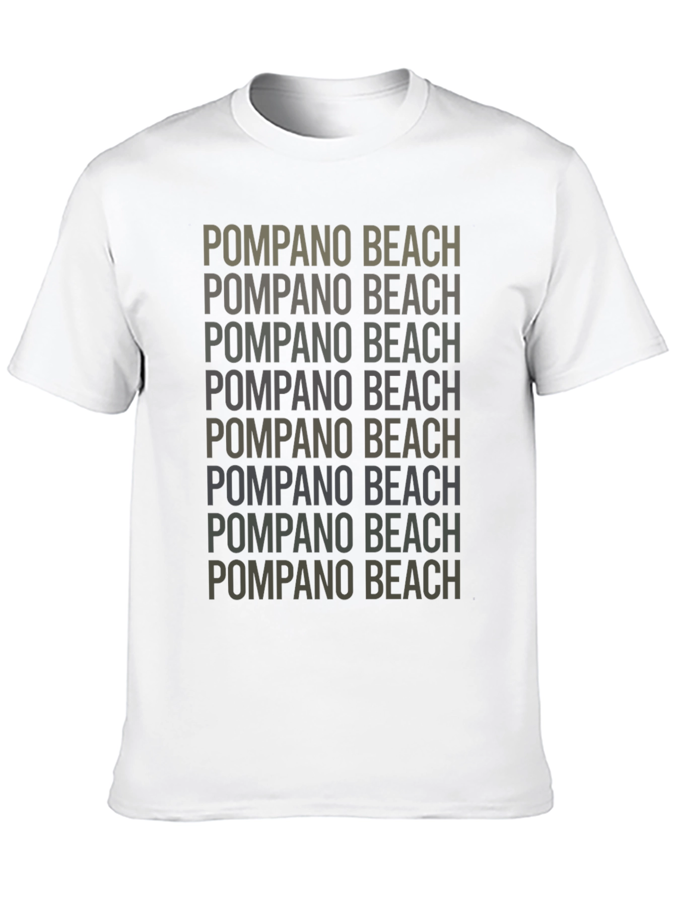 Pompano Beach Graphic Tee - Stylish City Pride Shirt