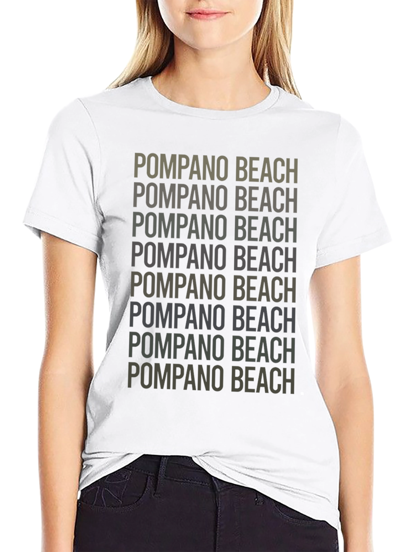 Pompano Beach Graphic Tee - Stylish City Pride Shirt