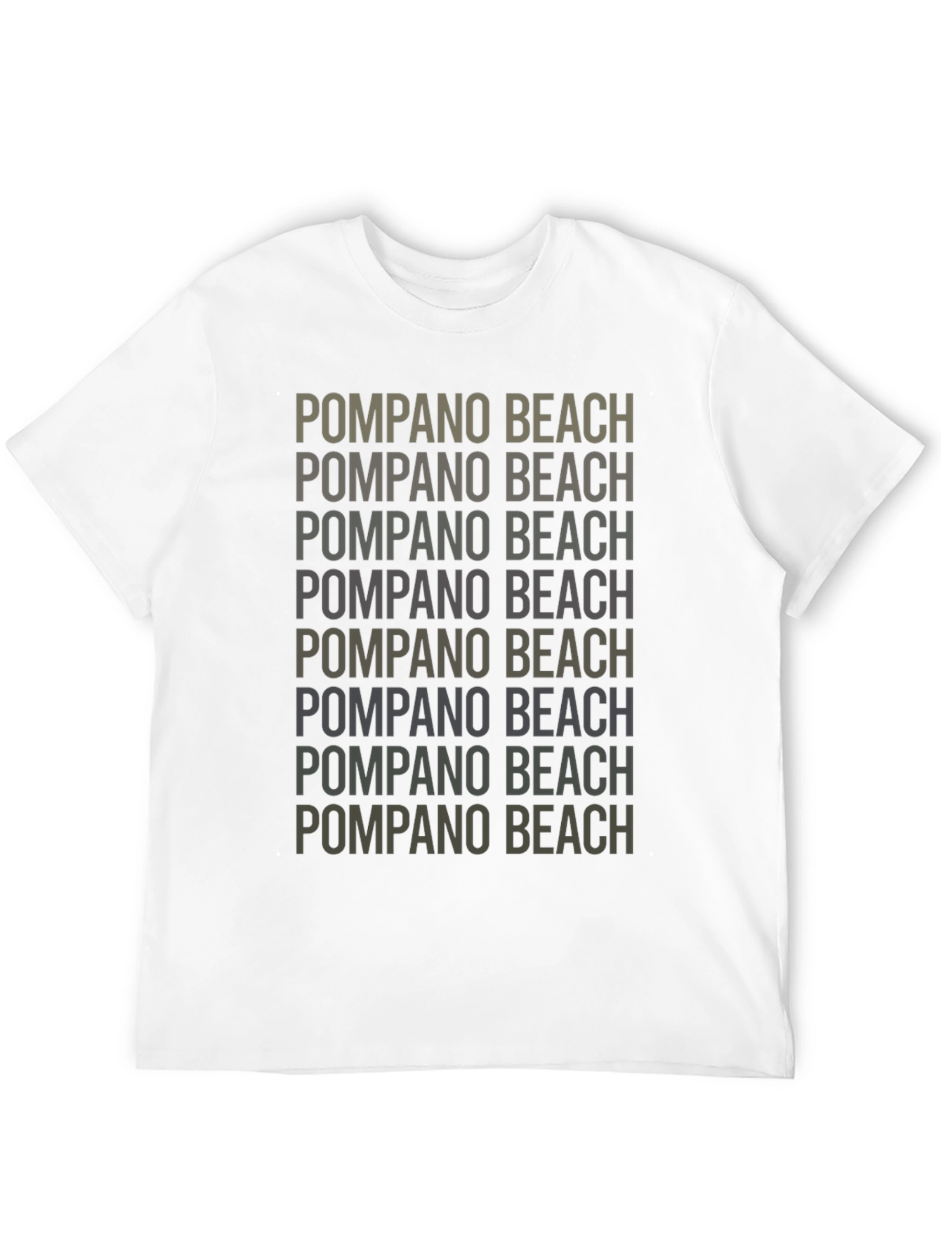 Pompano Beach Graphic Tee - Stylish City Pride Shirt