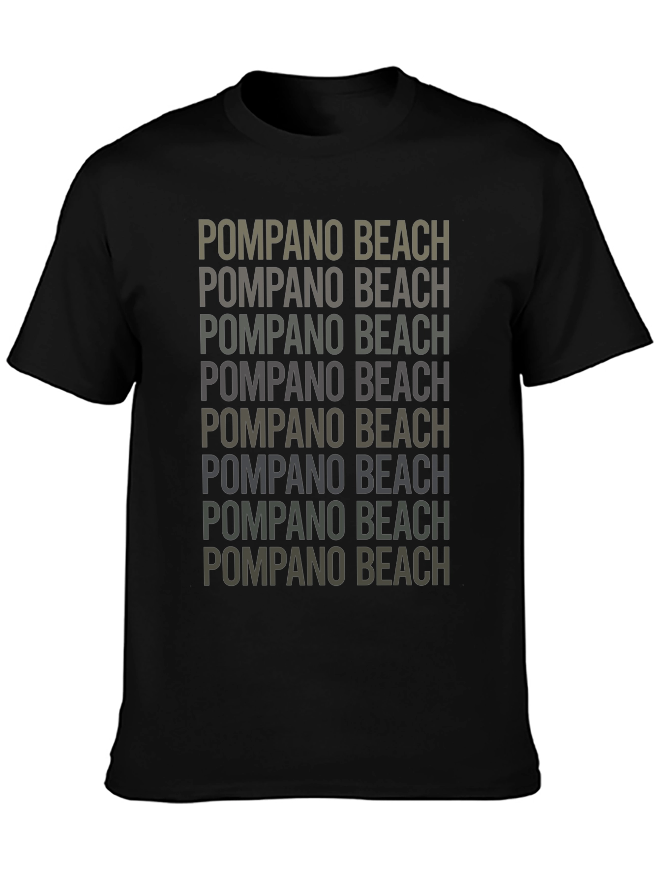 Pompano Beach Graphic Tee - Stylish City Pride Shirt