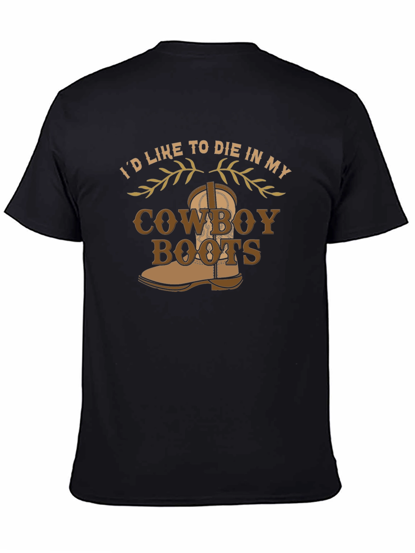 Cowboy Boots Graphic Tee - Western Style Comfort