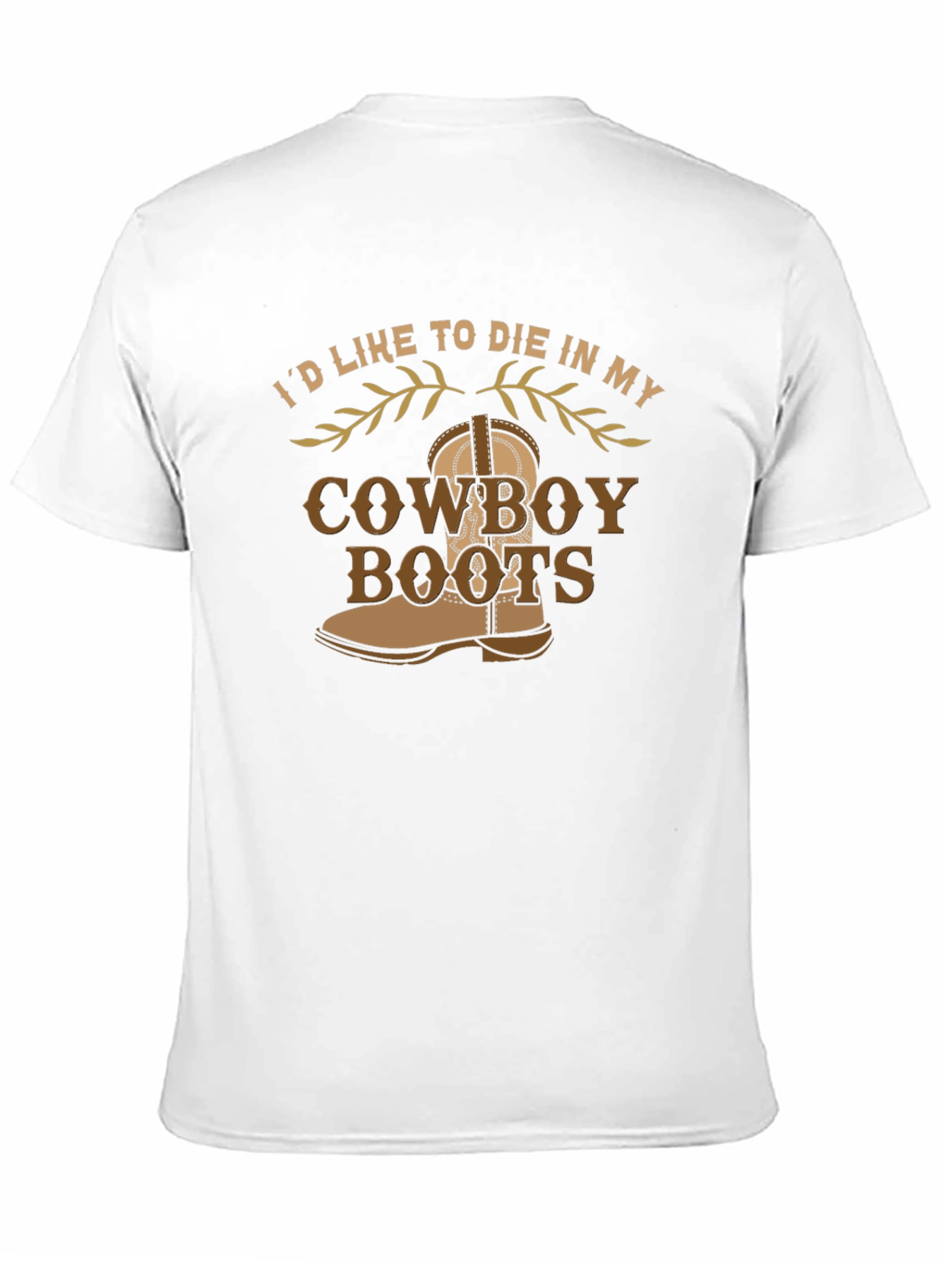 Cowboy Boots Graphic Tee - Western Style Comfort