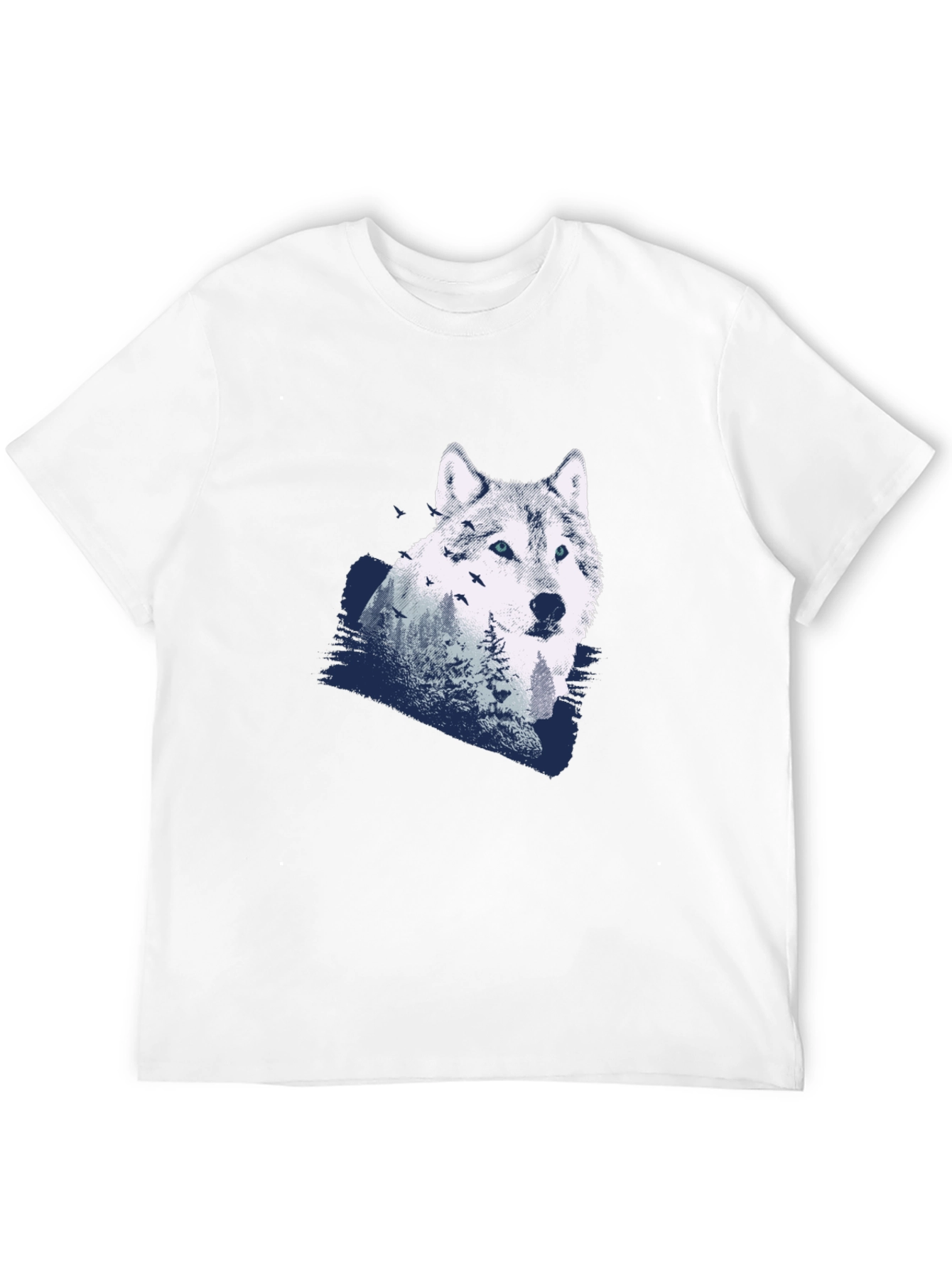 Wolf Graphic T-Shirt - Mens Black Tee
