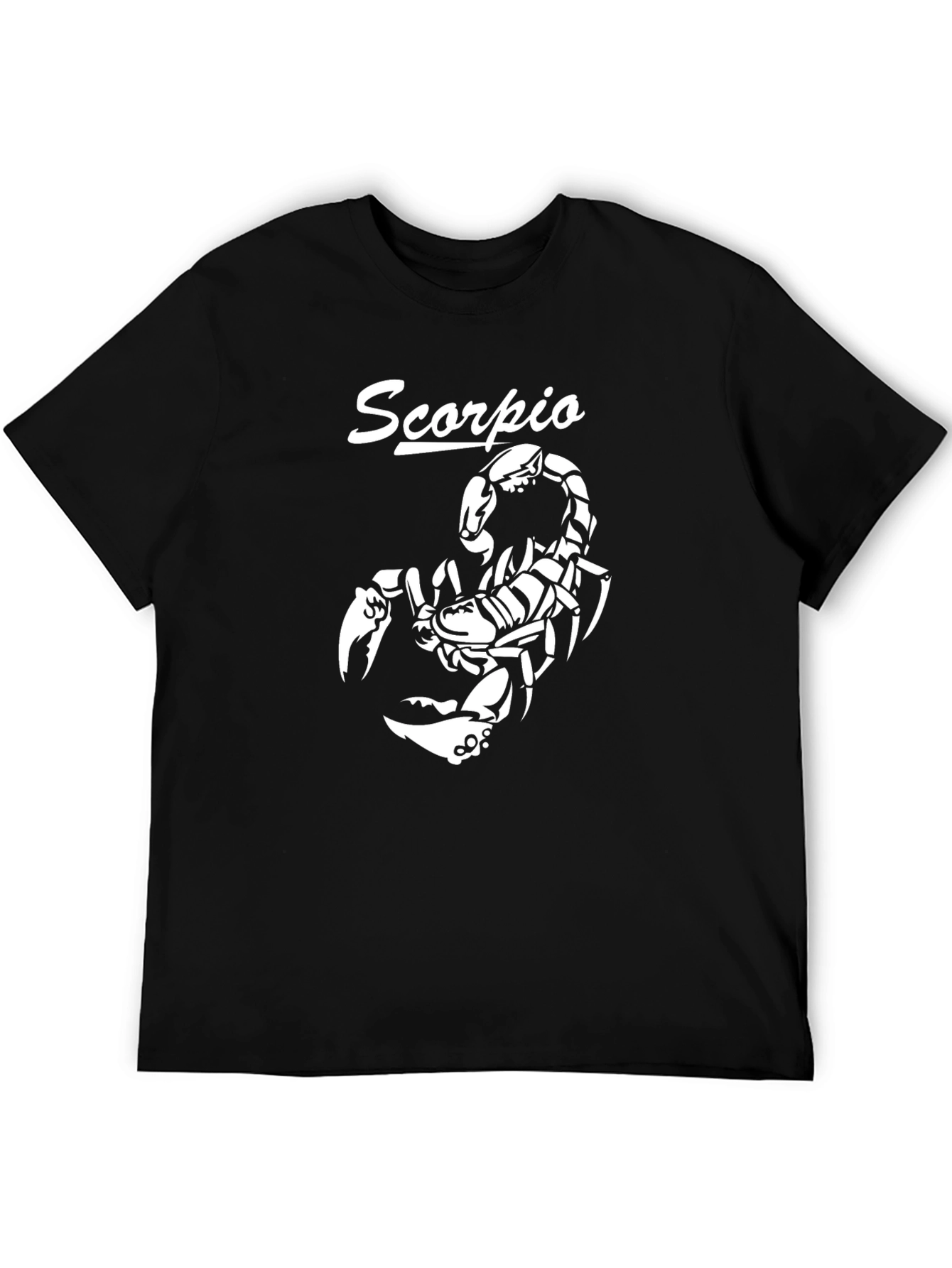 Scorpio Zodiac Graphic Tee - Black