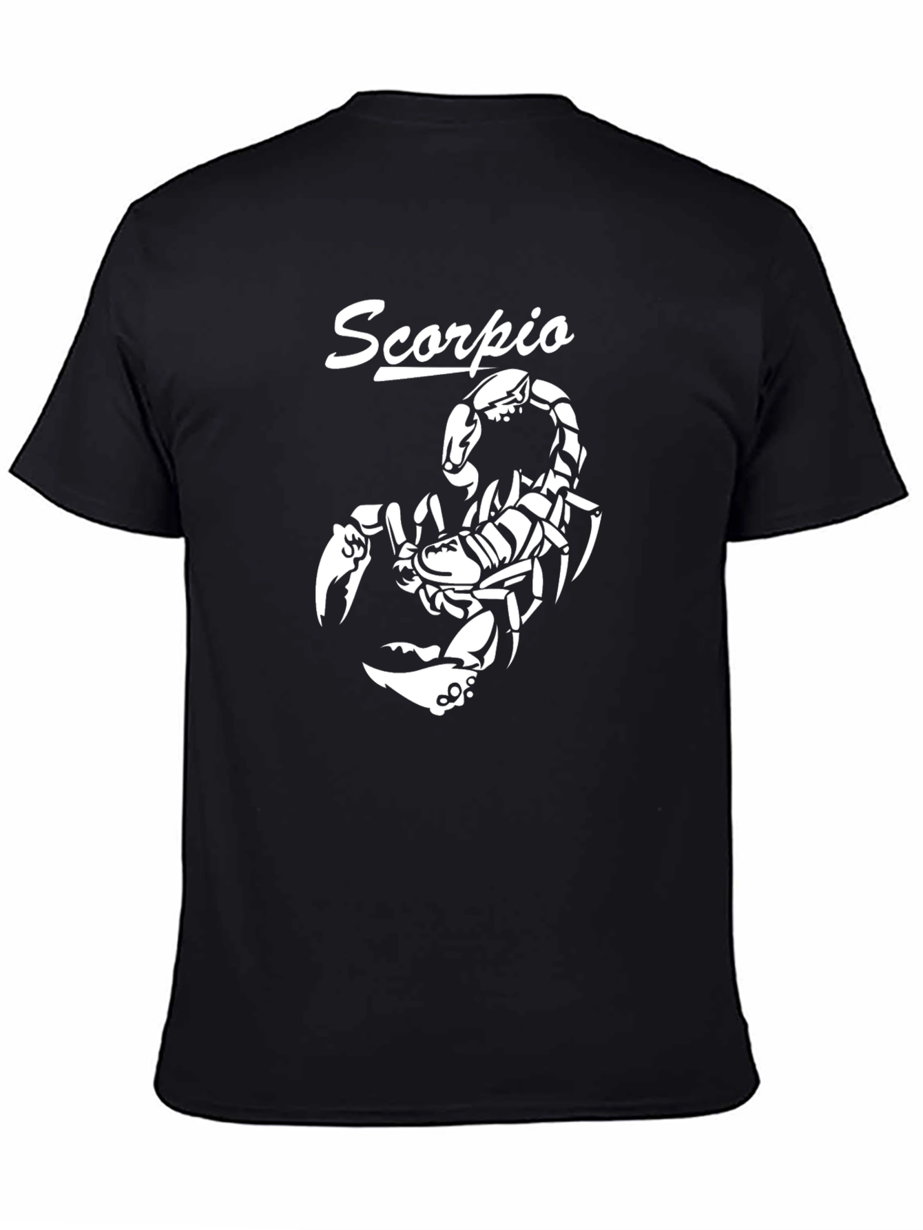 Scorpio Zodiac Graphic Tee - Black