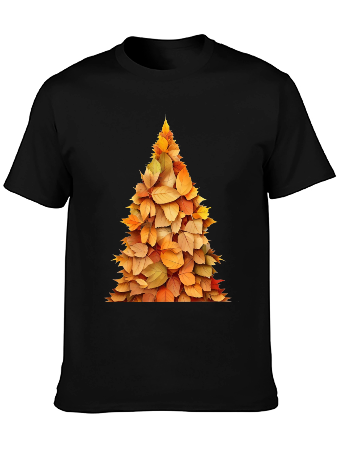 Autumn Leaf Tree Graphic Tee - Fall Style
