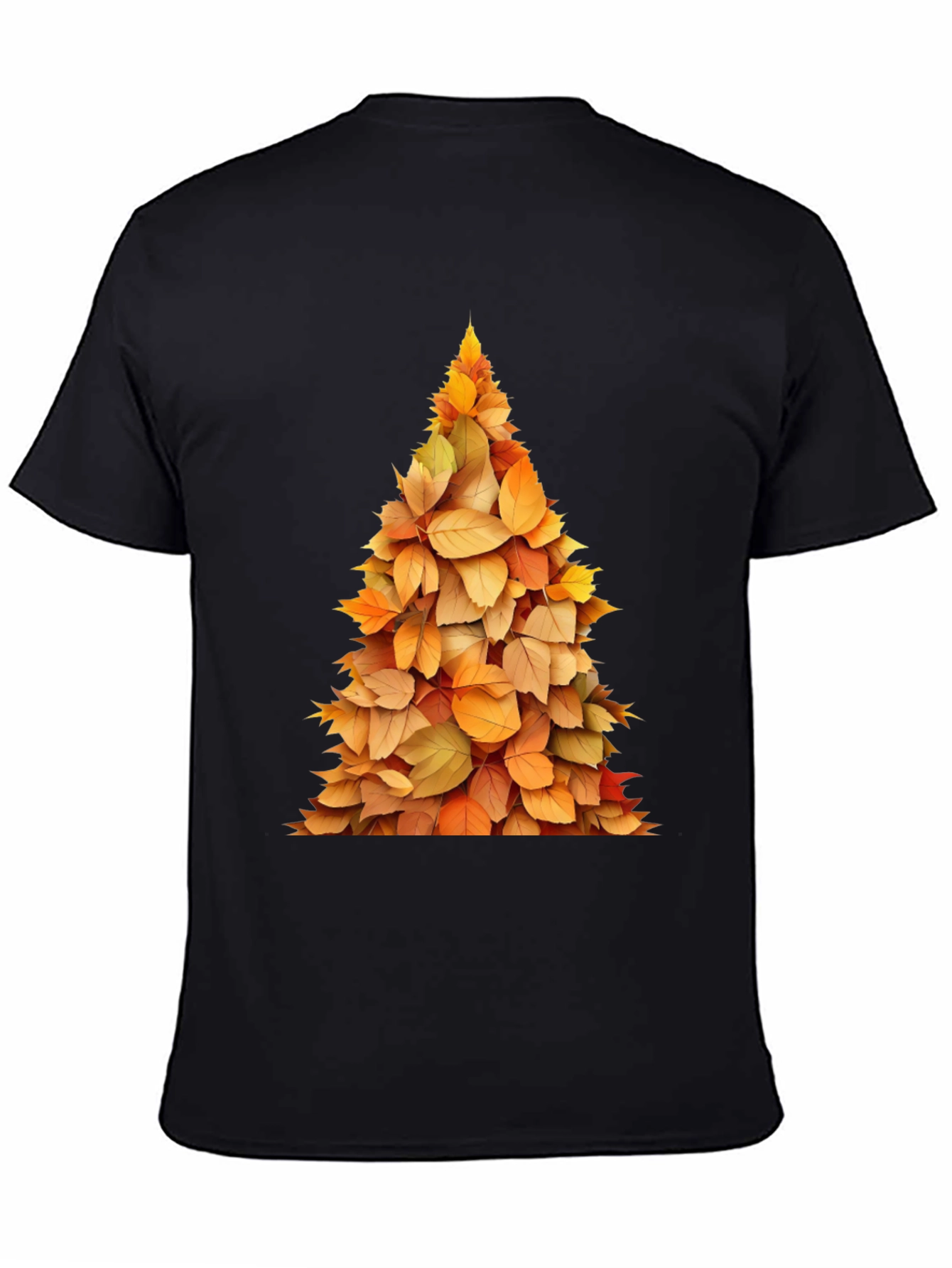 Autumn Leaf Tree Graphic Tee - Fall Style