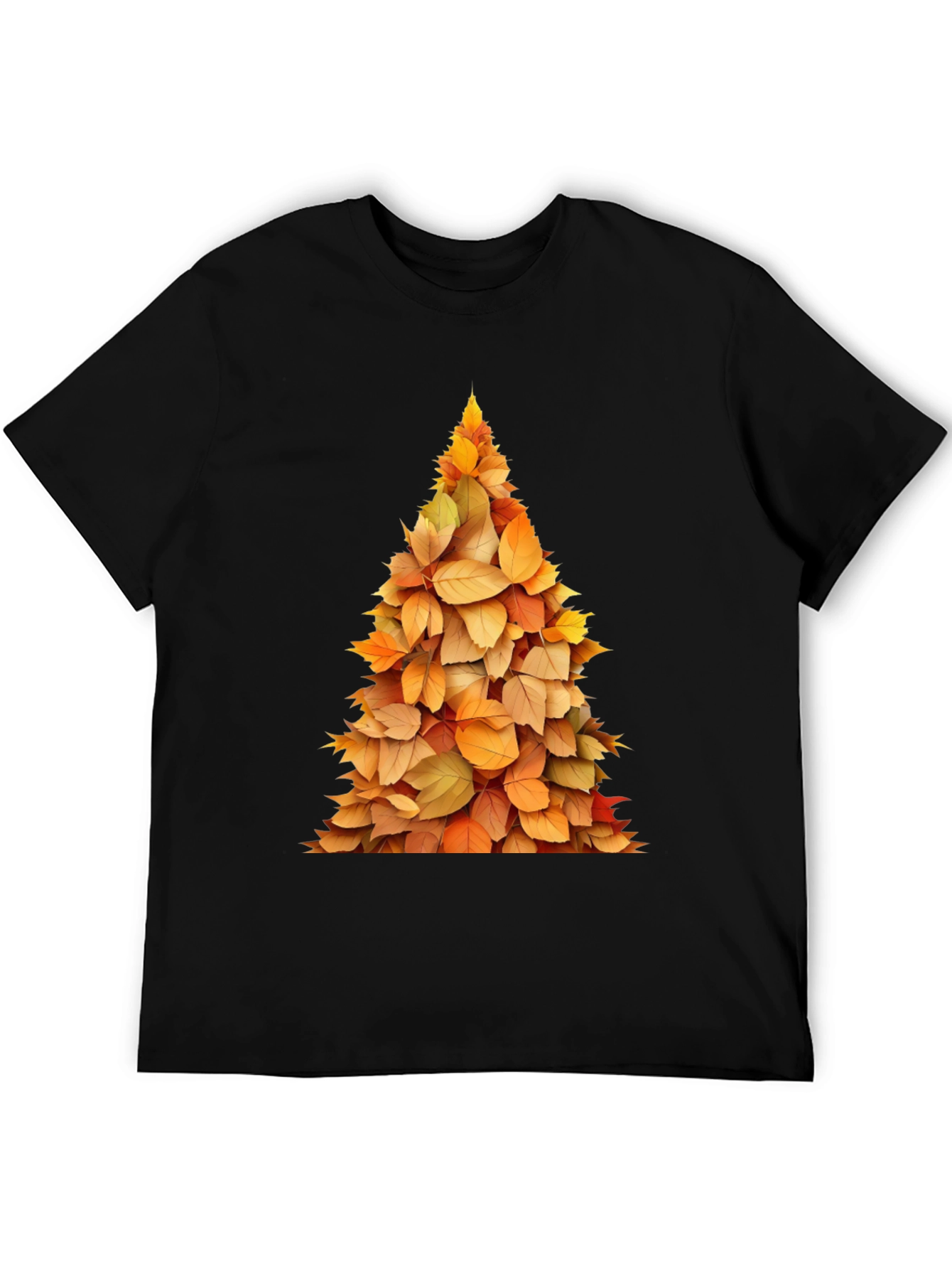 Autumn Leaf Tree Graphic Tee - Fall Style