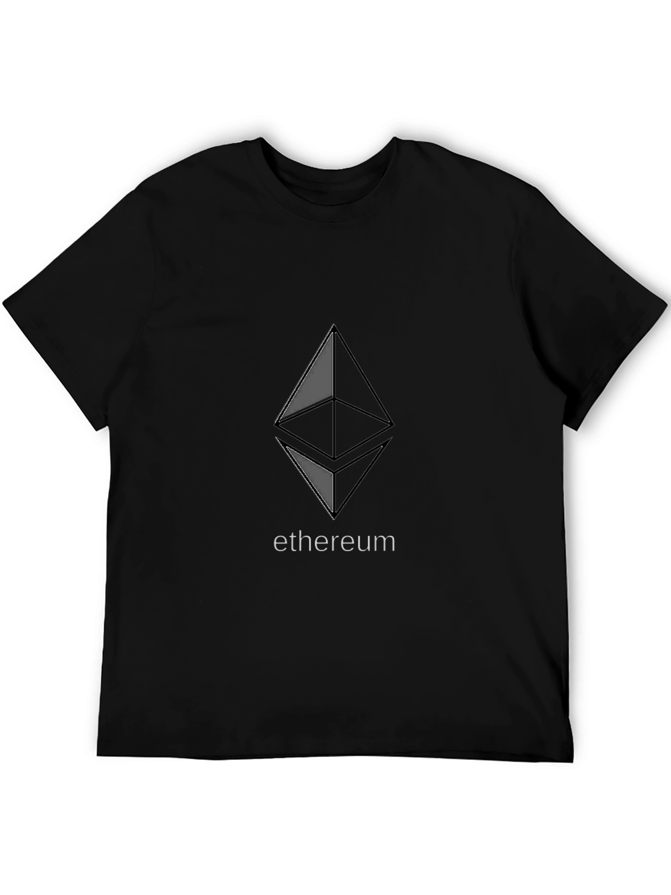Ethereum Logo Black T-Shirt - Crypto Fashion