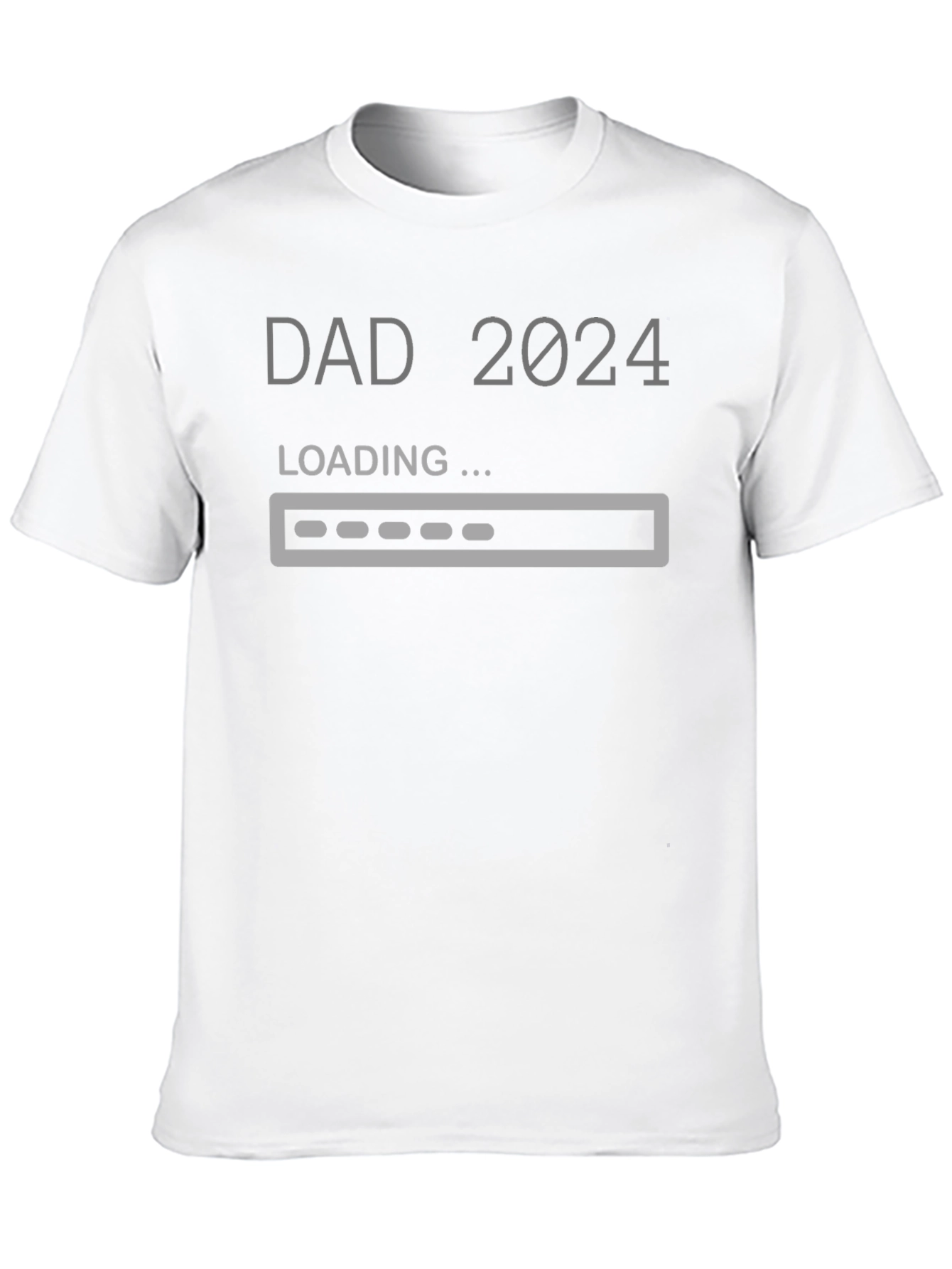 Dad 2024 Loading T-Shirt - Expecting Father Gift