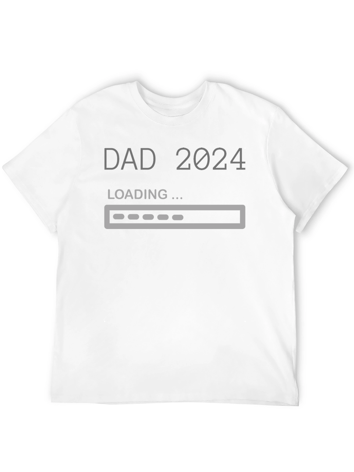 Dad 2024 Loading T-Shirt - Expecting Father Gift