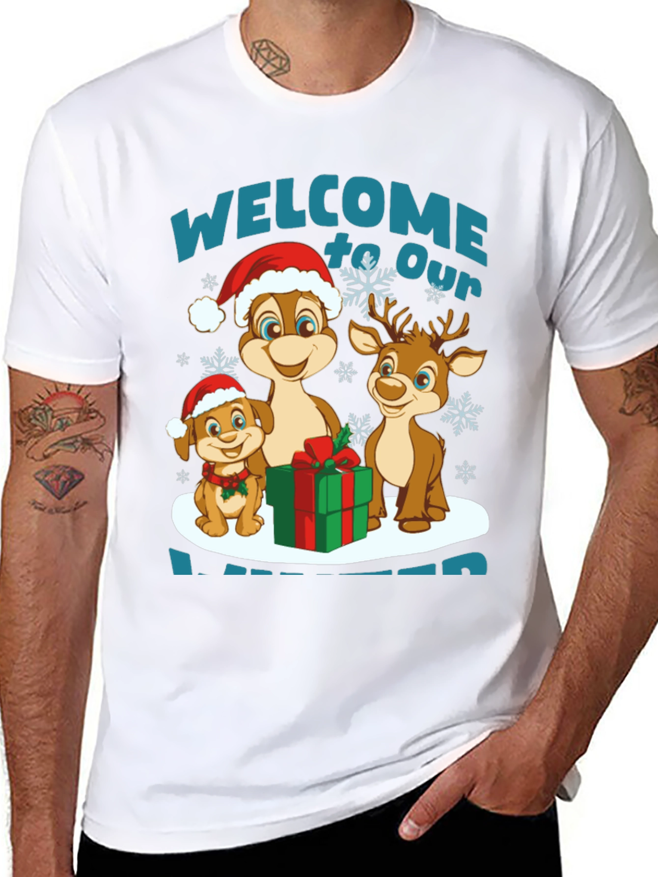 Festive Christmas Character T-Shirt