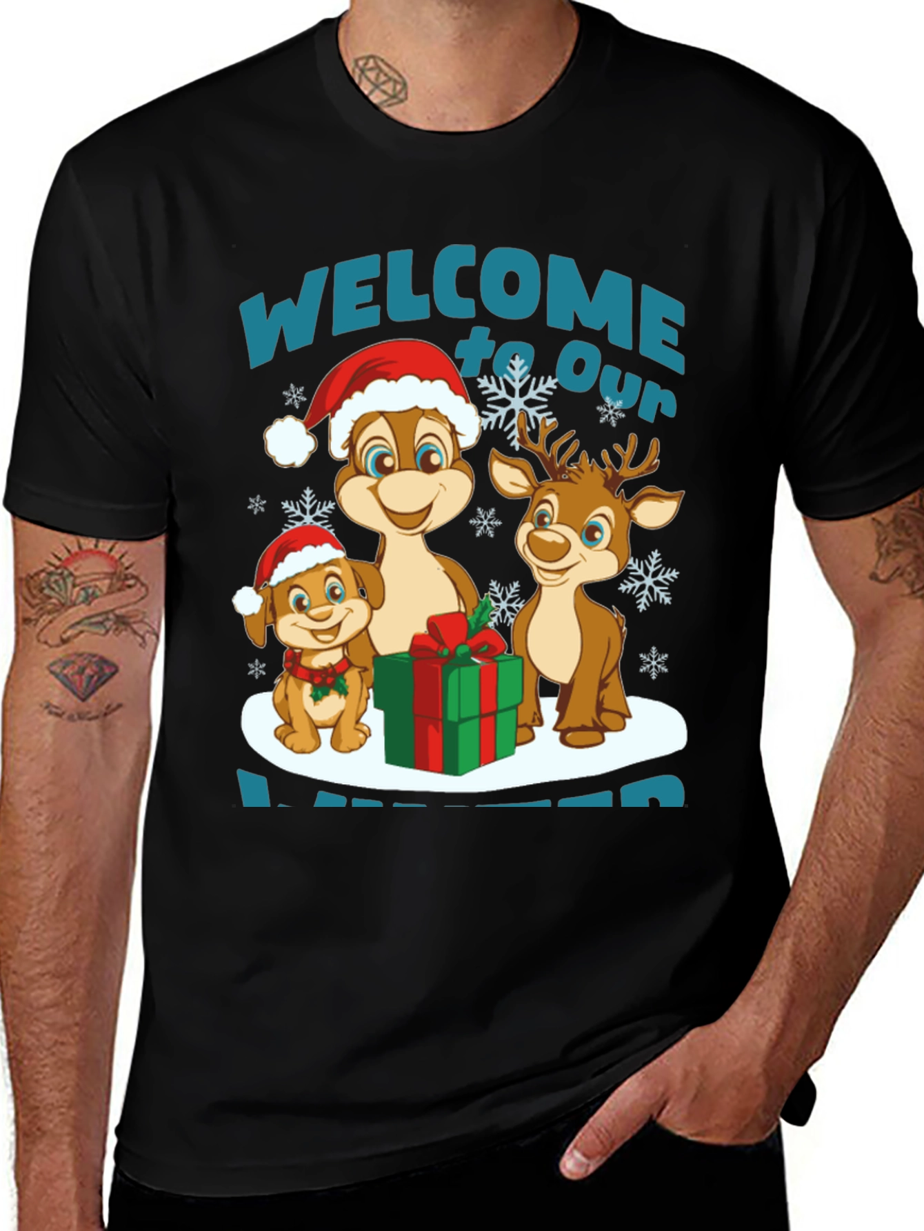 Festive Christmas Character T-Shirt
