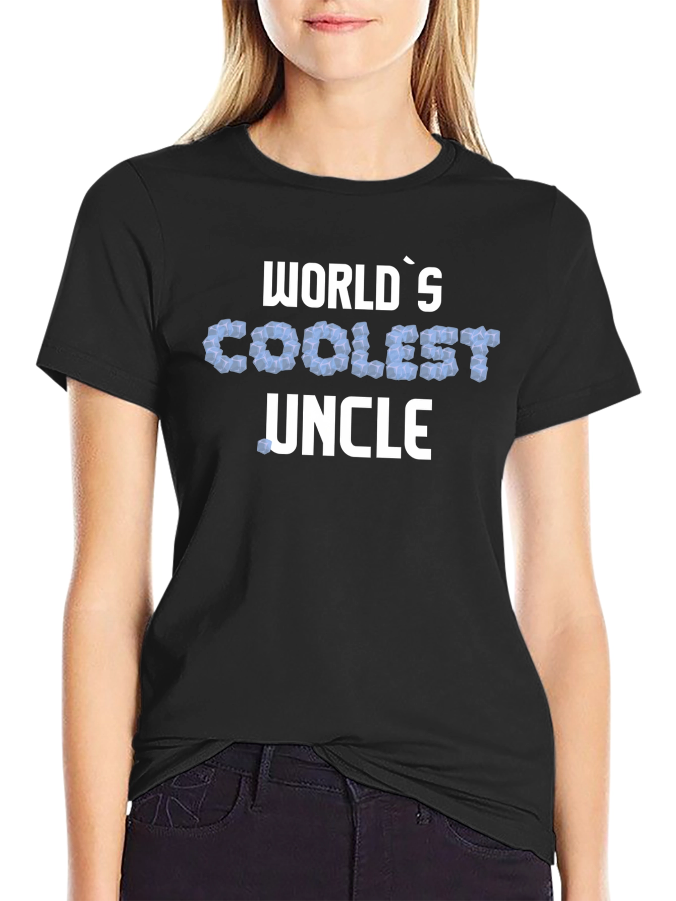 Worlds Coolest Uncle Novelty Graphic T-Shirt