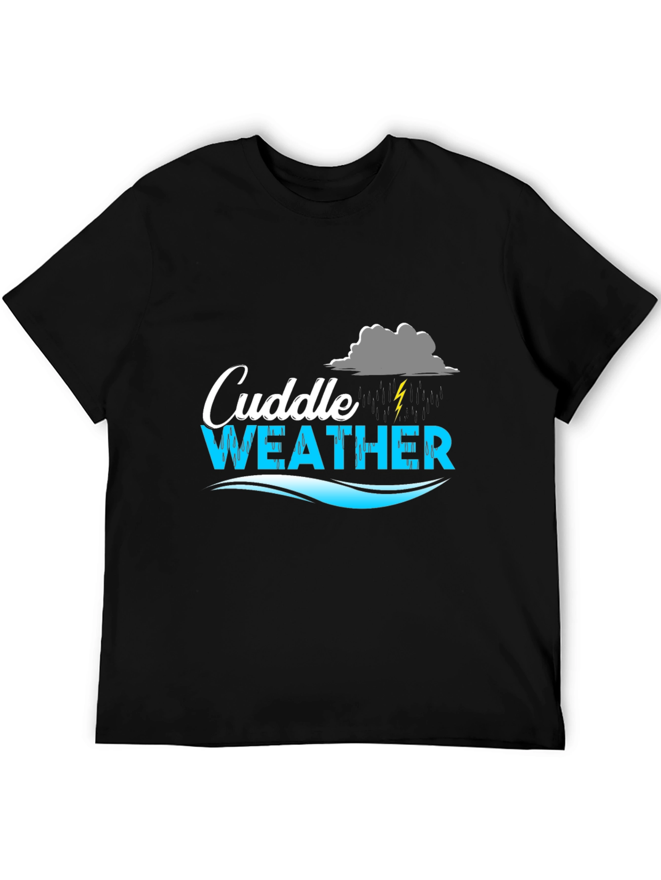 Cuddle Weather Black Graphic T-Shirt