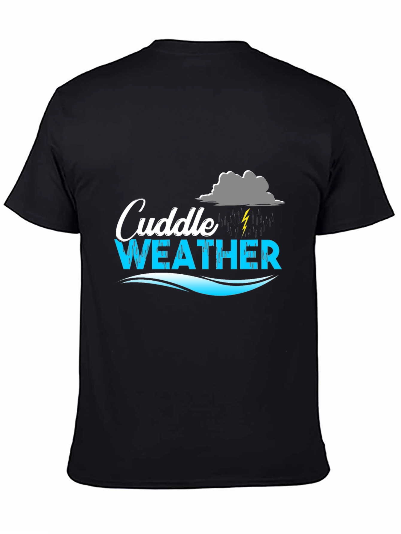 Cuddle Weather Black Graphic T-Shirt