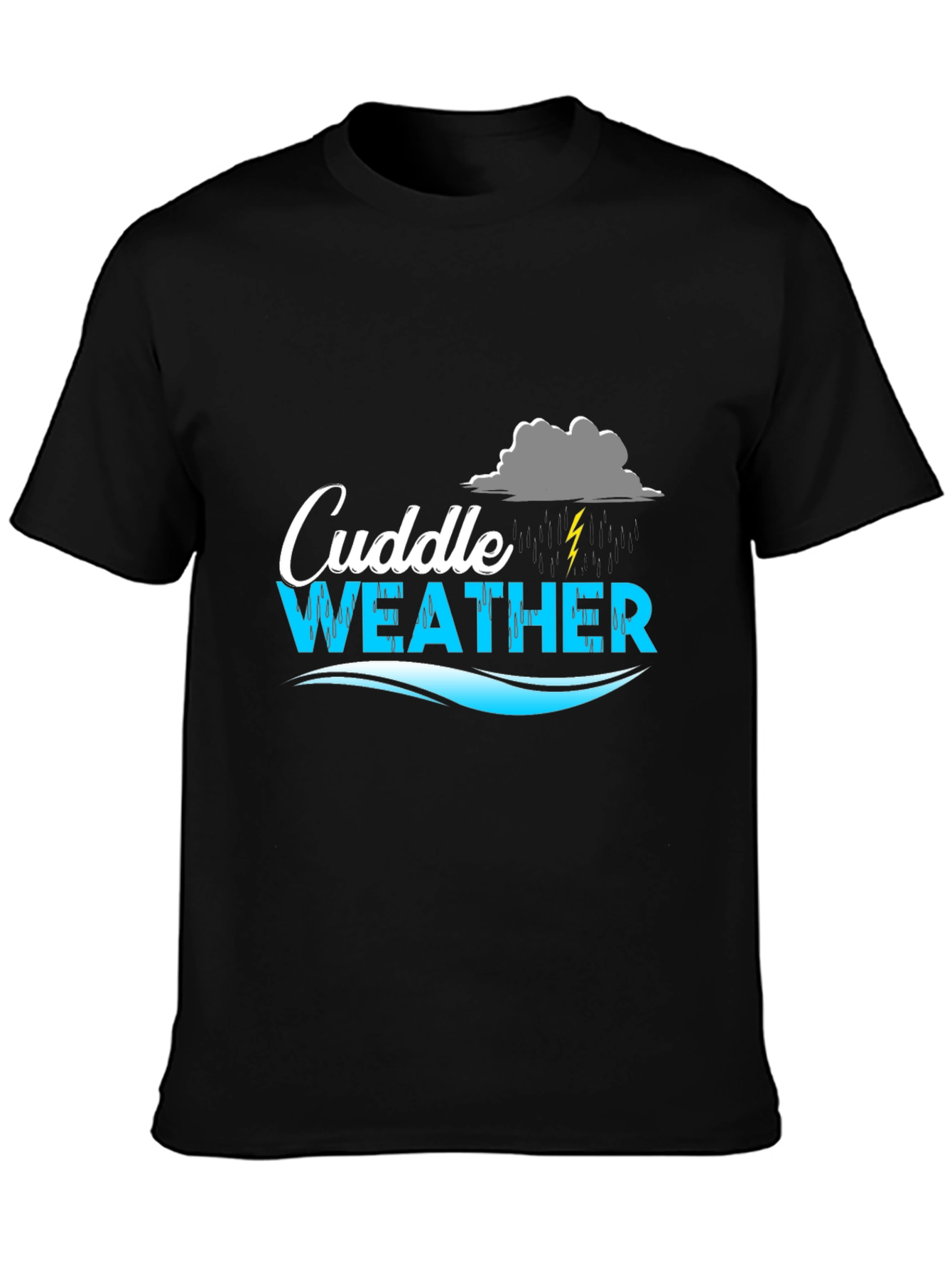 Cuddle Weather Black Graphic T-Shirt