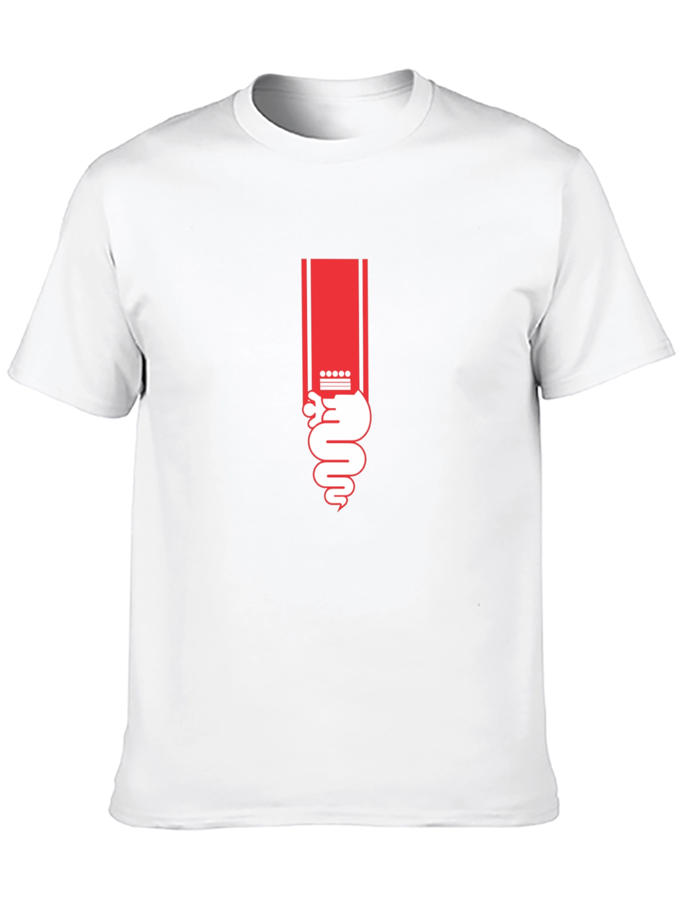 Serpent Graphic Tee - Stylish Black Cotton T-Shirt