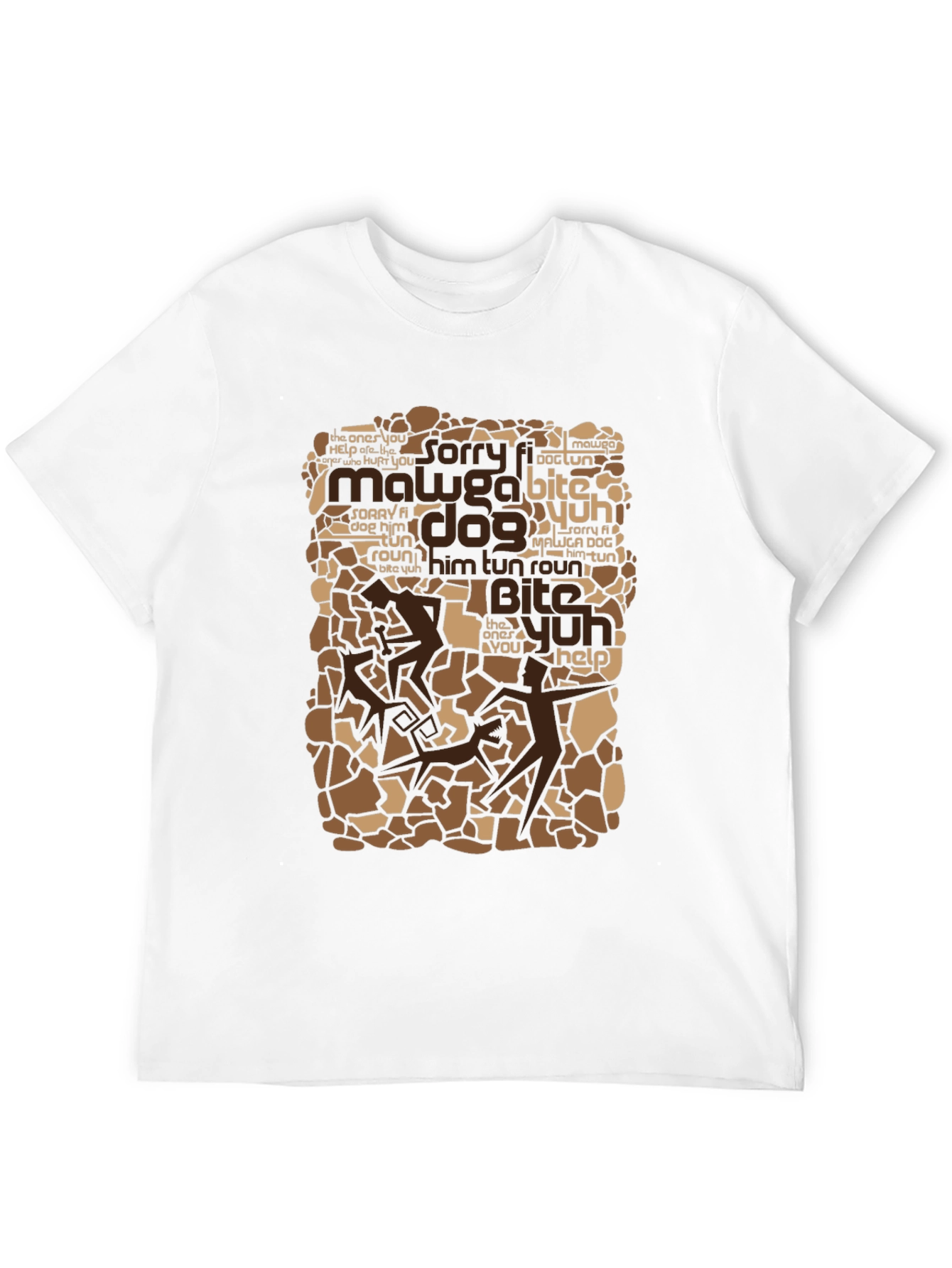 Graphic Tee - Mawga Dog Bite Yuh