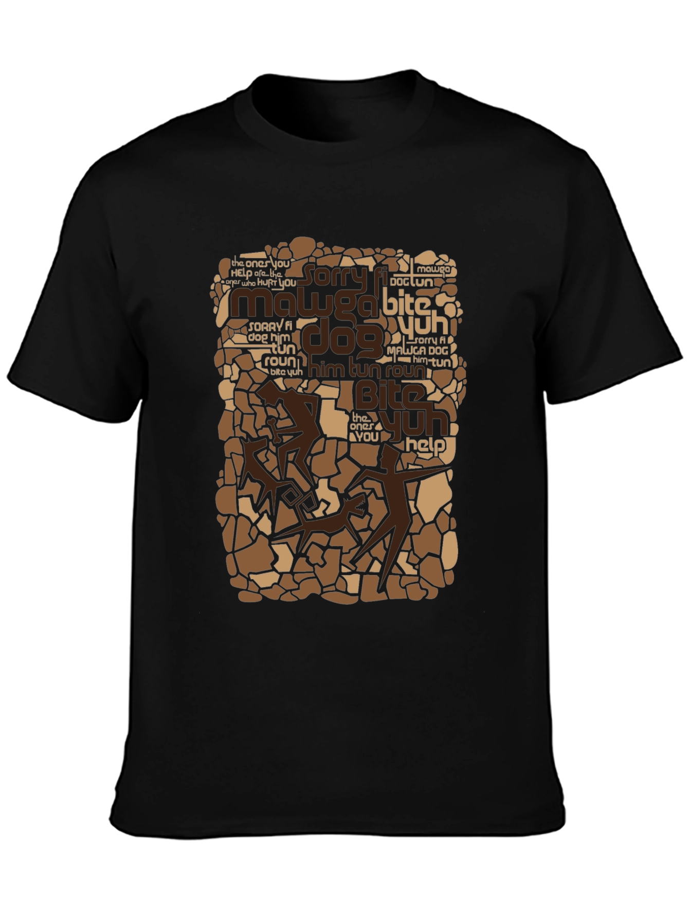 Graphic Tee - Mawga Dog Bite Yuh