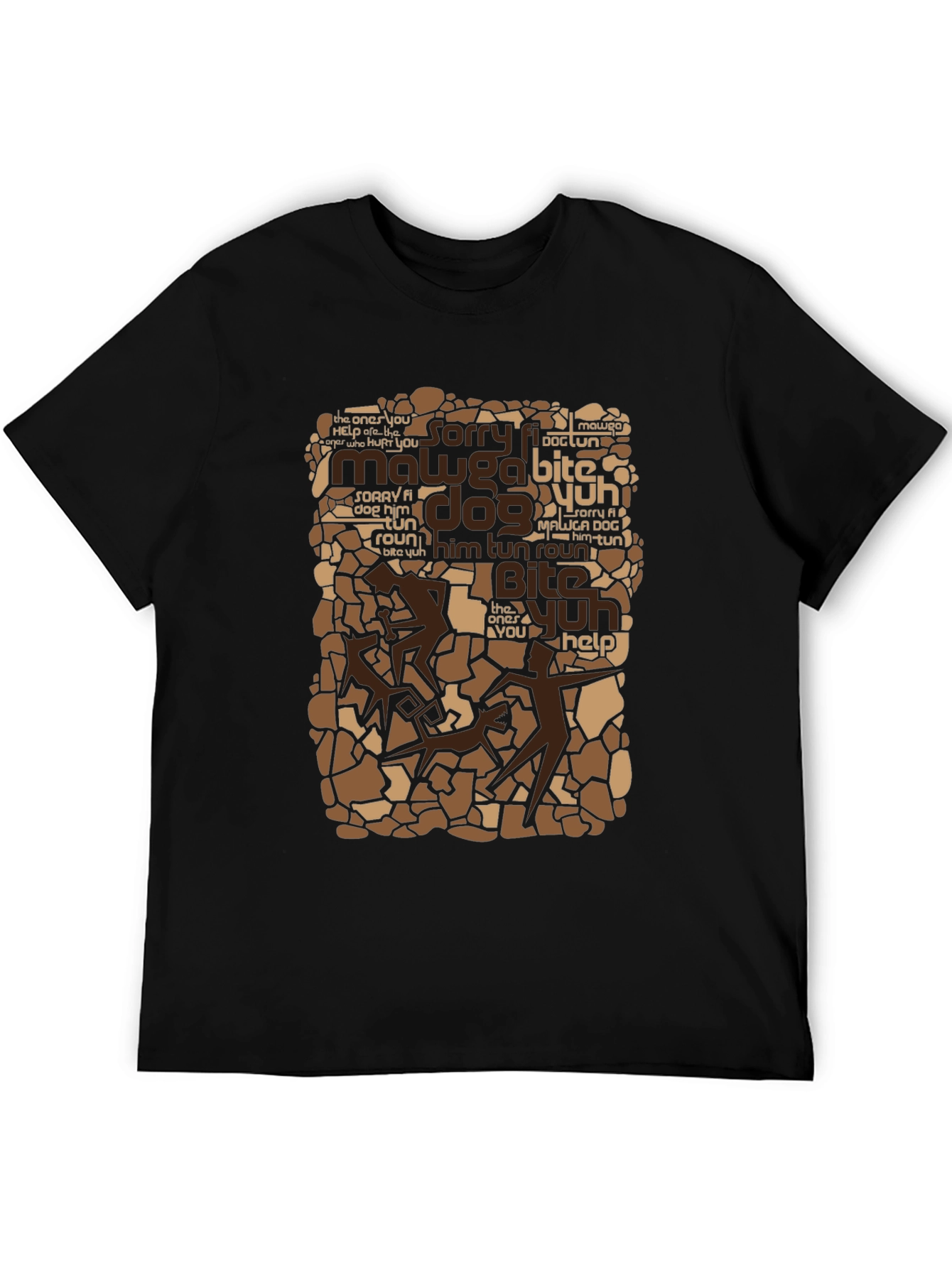 Graphic Tee - Mawga Dog Bite Yuh