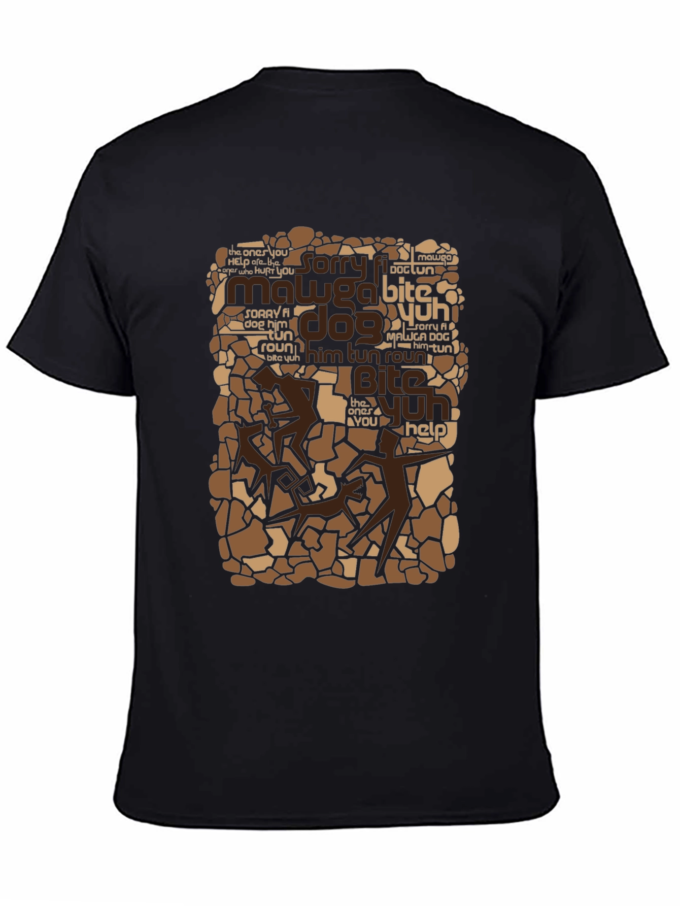 Graphic Tee - Mawga Dog Bite Yuh