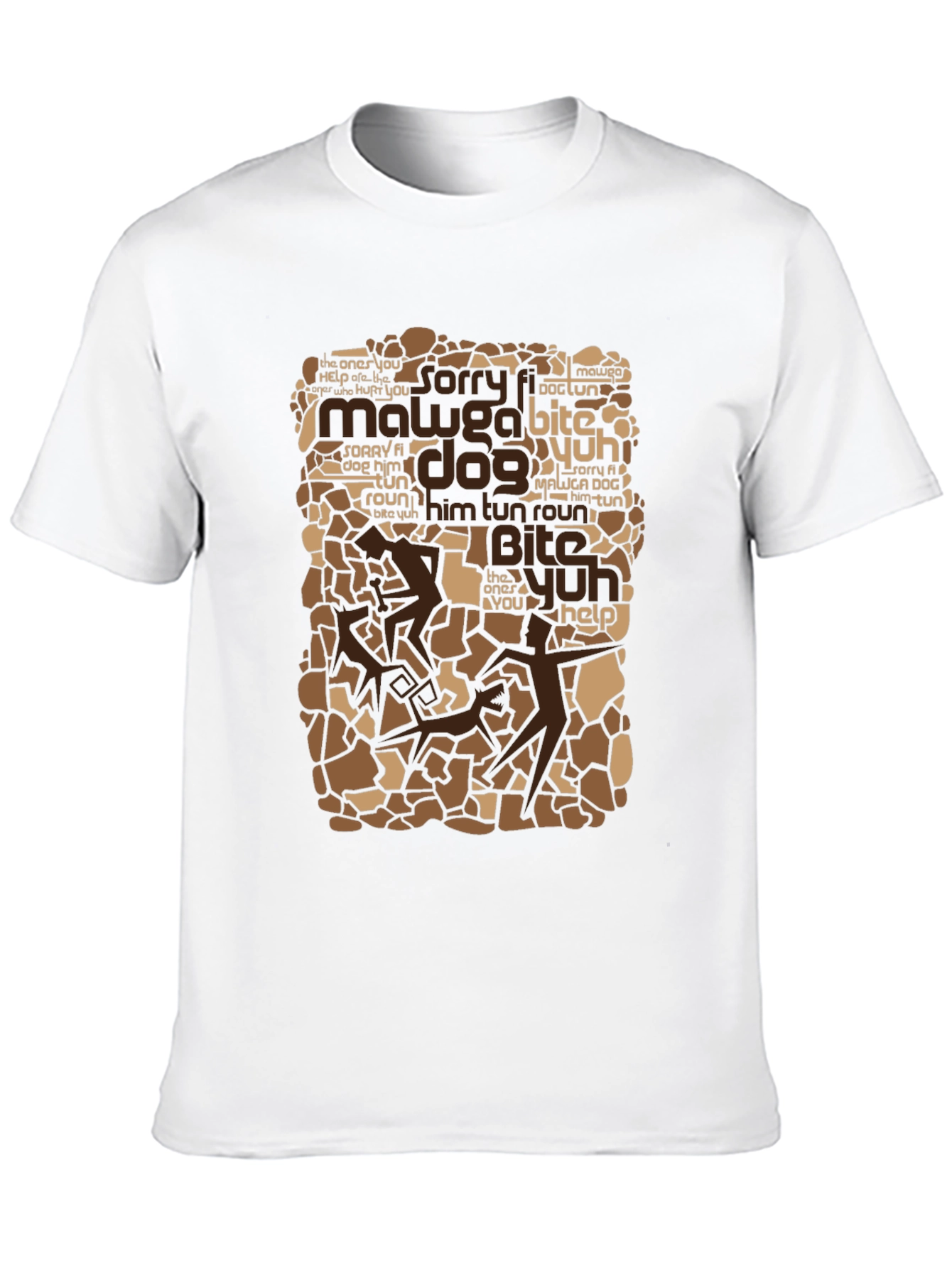 Graphic Tee - Mawga Dog Bite Yuh