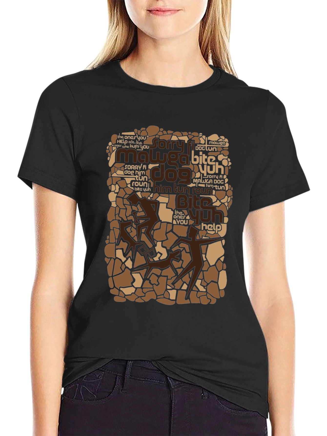 Graphic Tee - Mawga Dog Bite Yuh
