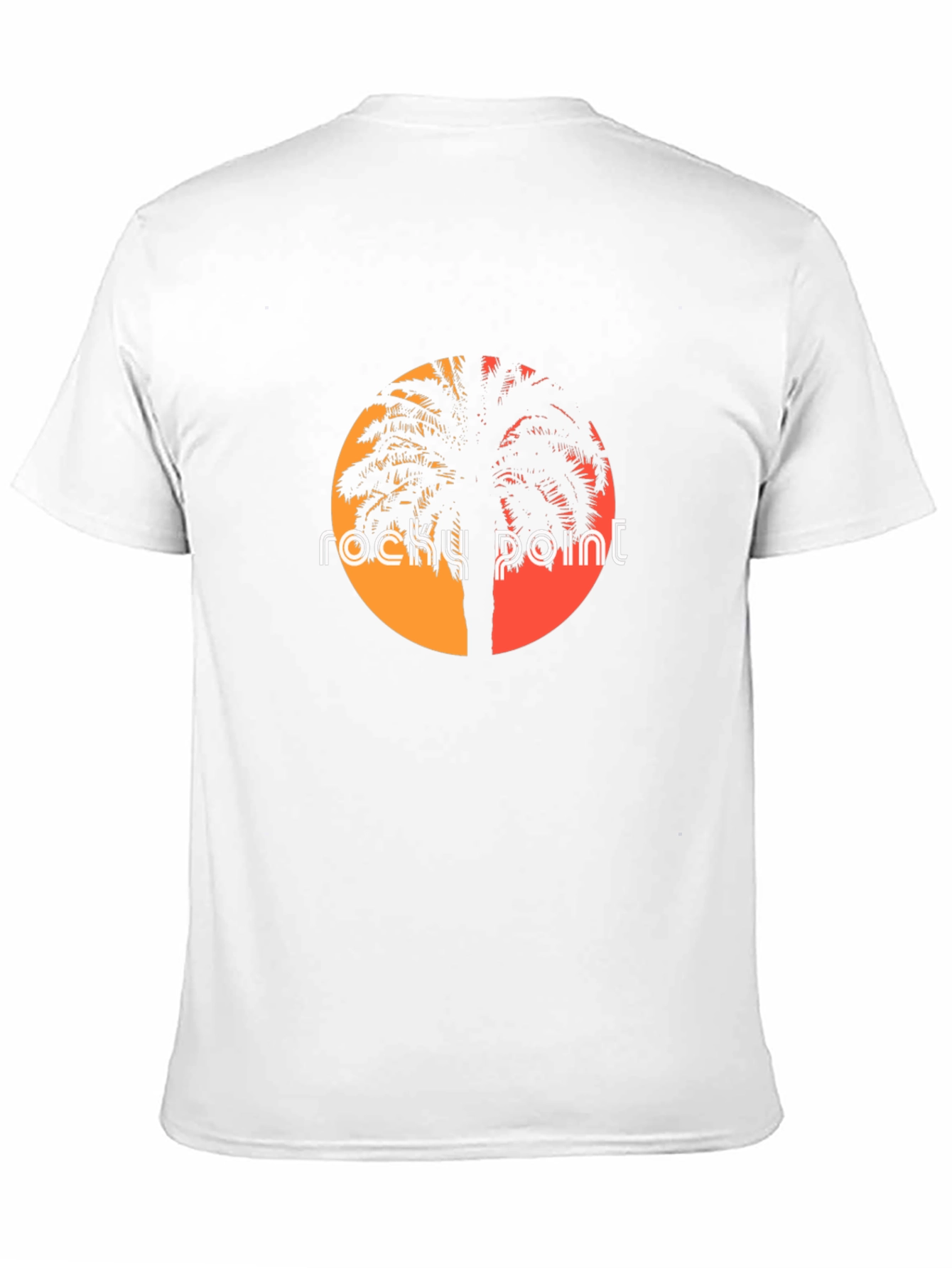Rocky Point Palm Sunset Graphic Tee