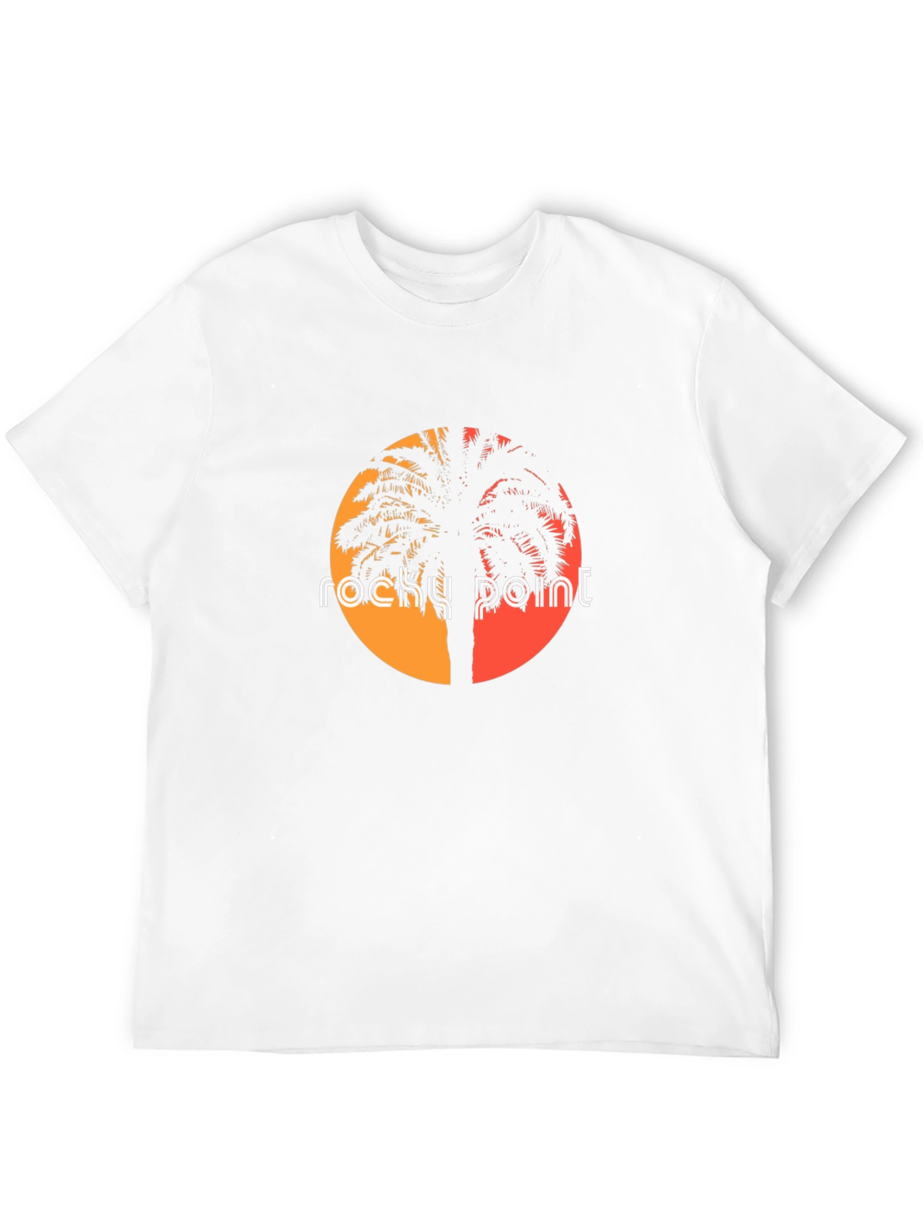Rocky Point Palm Sunset Graphic Tee