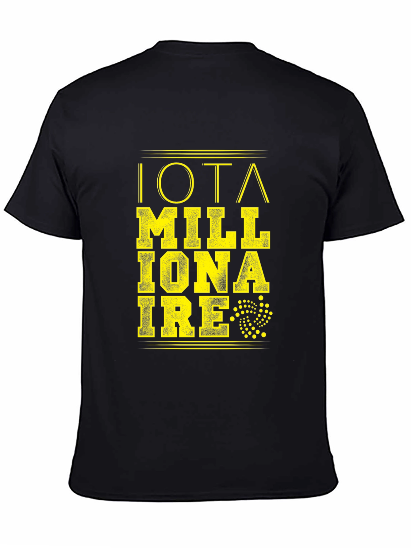 IOTA Millionaire T-Shirt - Black Graphic Tee
