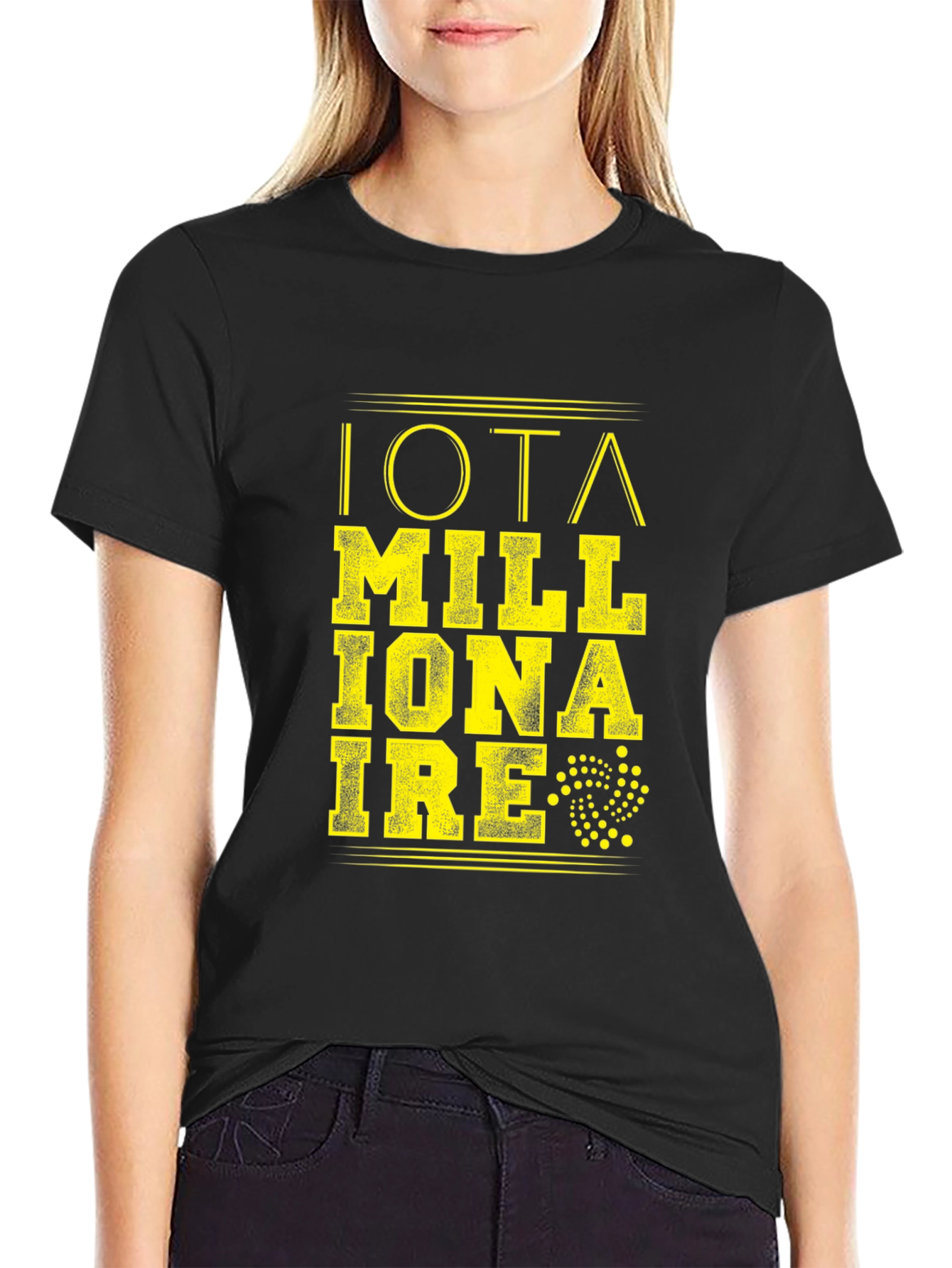 IOTA Millionaire T-Shirt - Black Graphic Tee