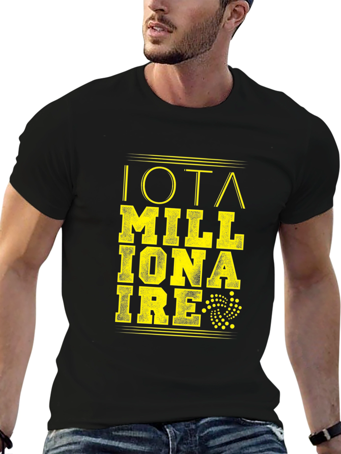 IOTA Millionaire T-Shirt - Black Graphic Tee