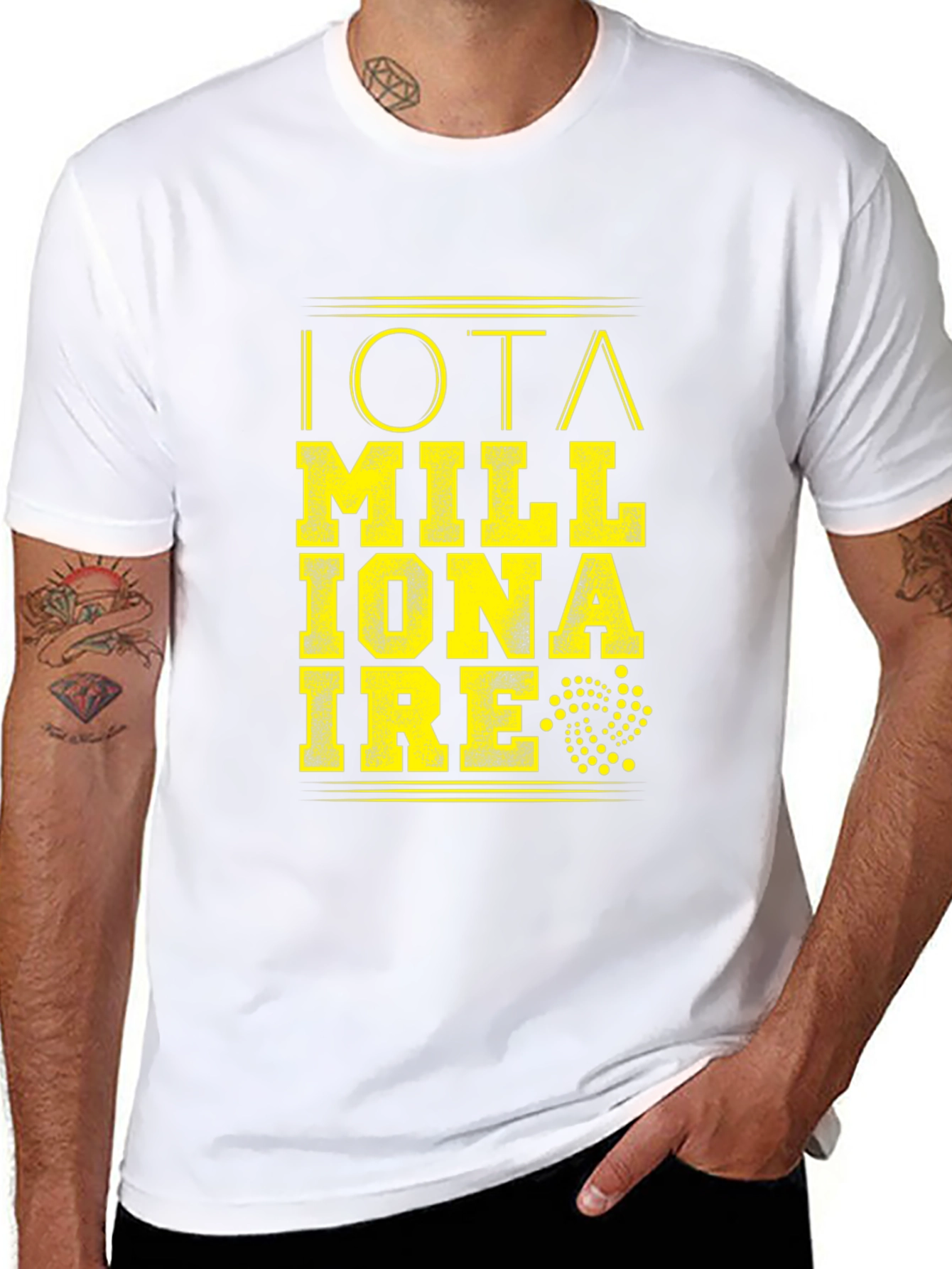 IOTA Millionaire T-Shirt - Black Graphic Tee