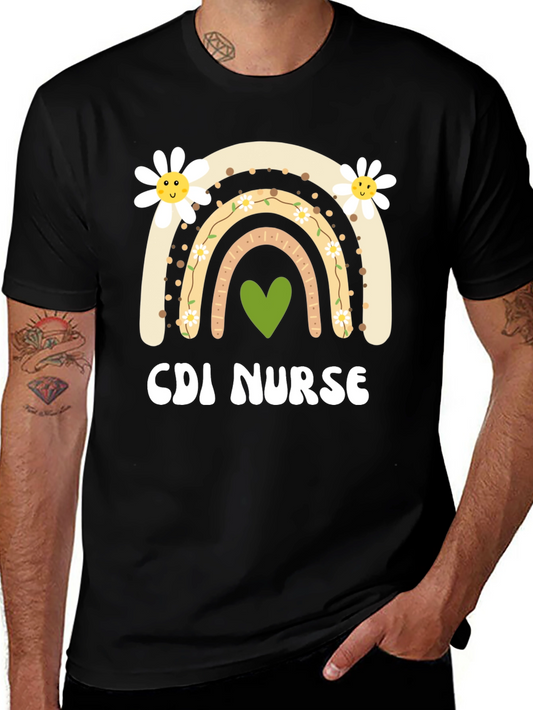 CDI Nurse Rainbow Graphic Tee